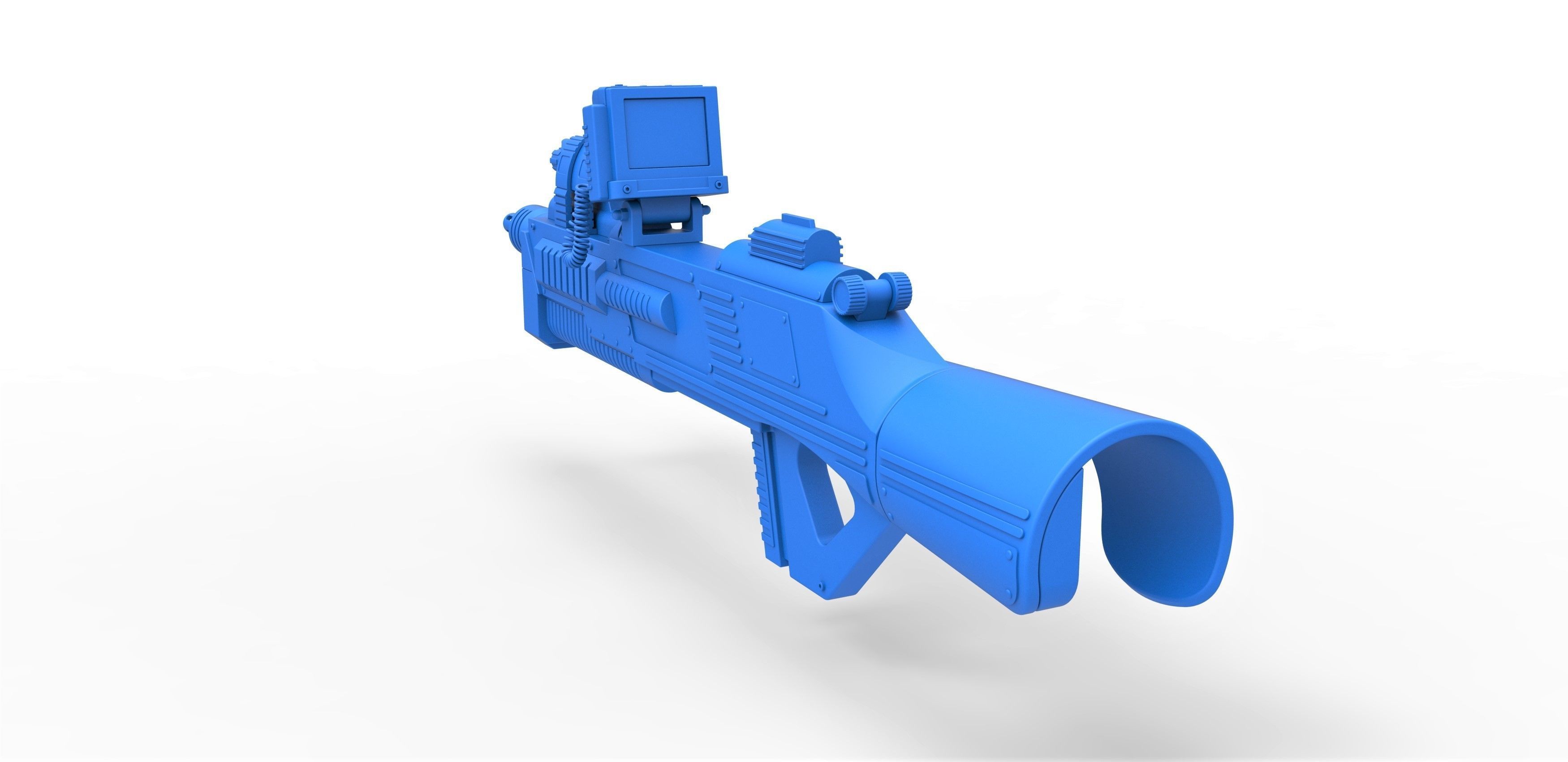Rifle M-590 from Space Above and Beyond TV series 1995 3D model_24
