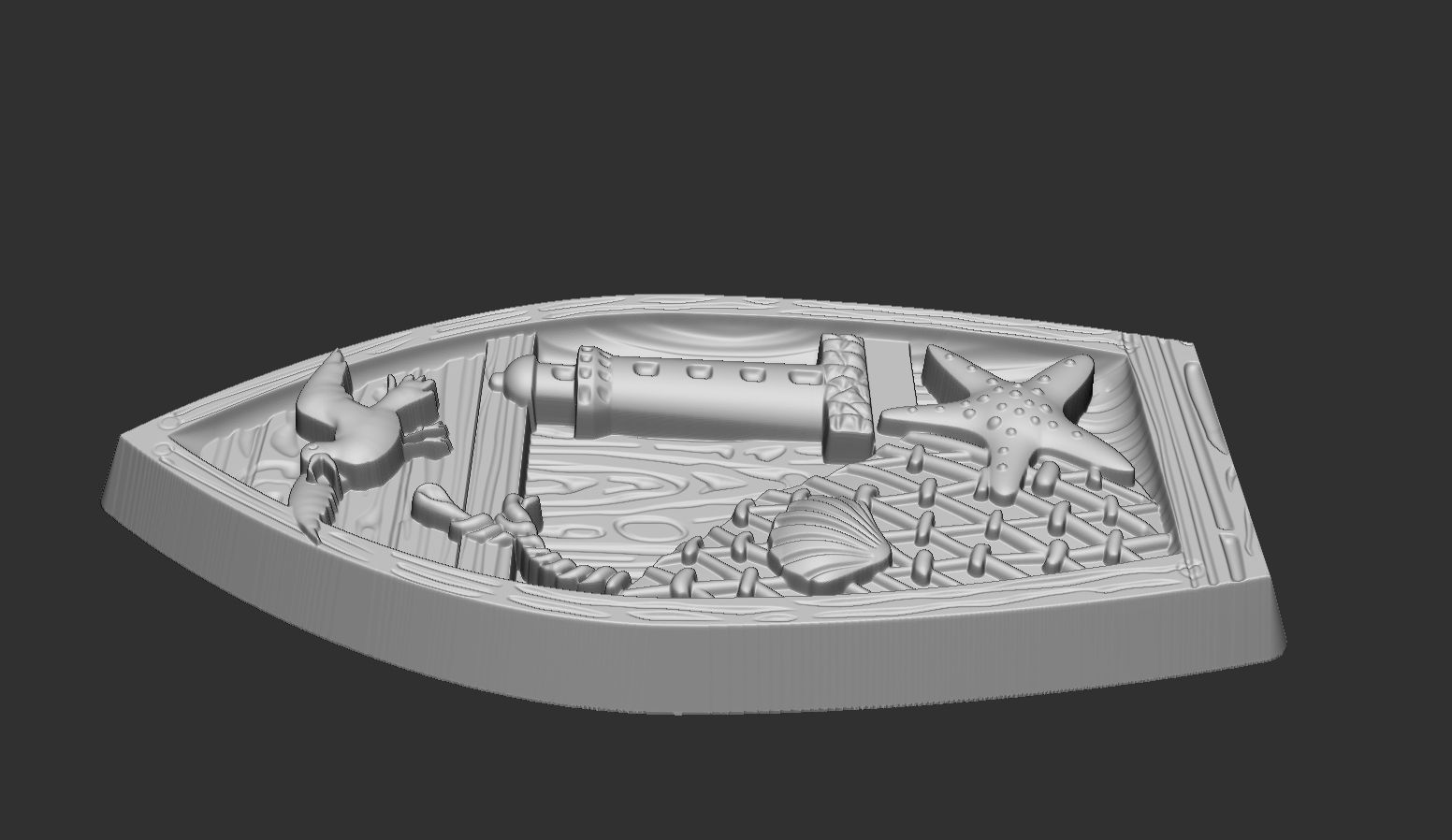 Boat Souvenir Model 3D print model_2