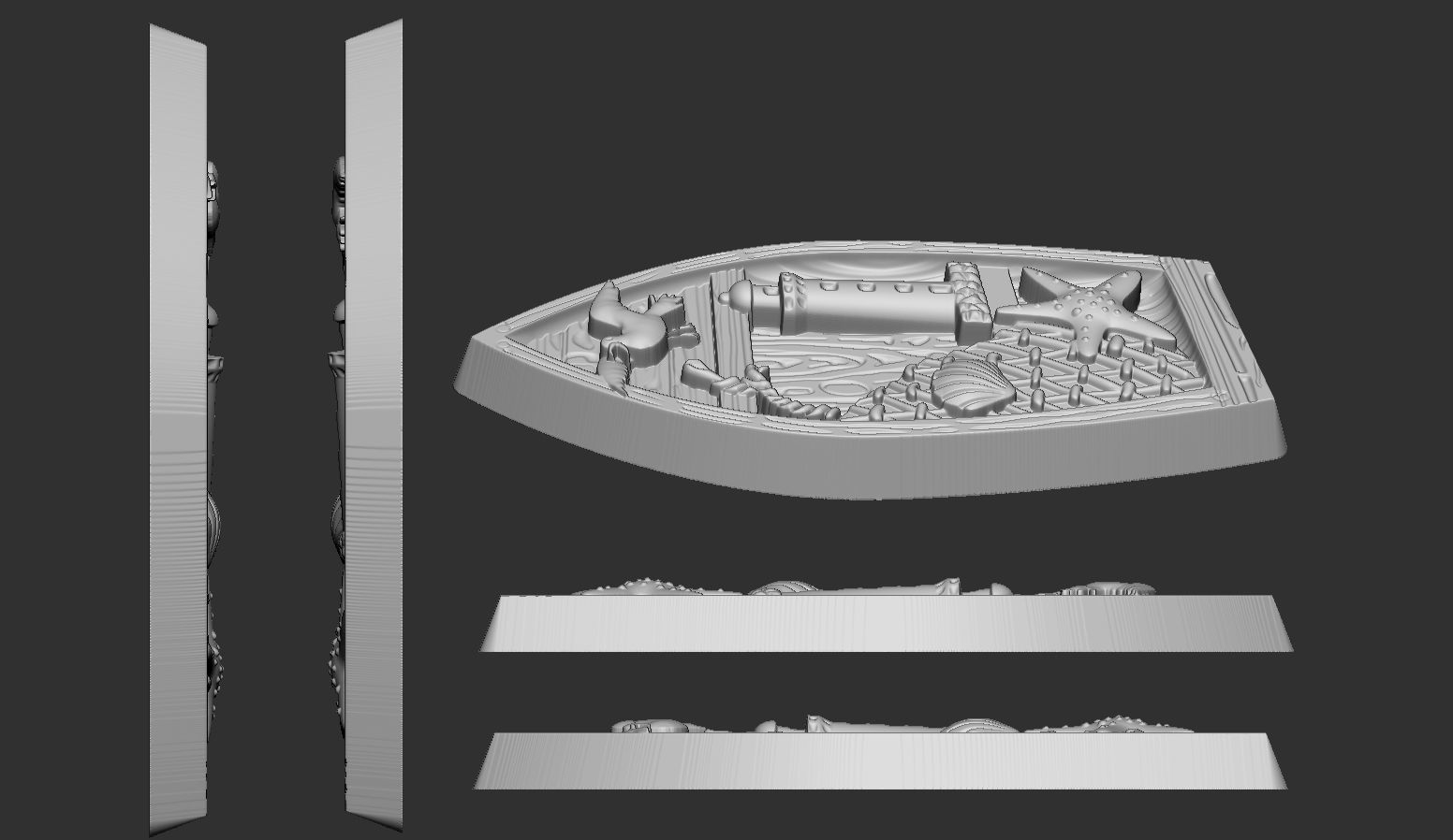 Boat Souvenir Model 3D print model_3