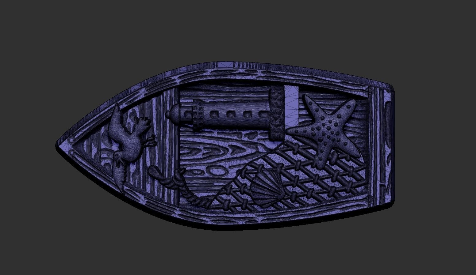 Boat Souvenir Model 3D print model_4