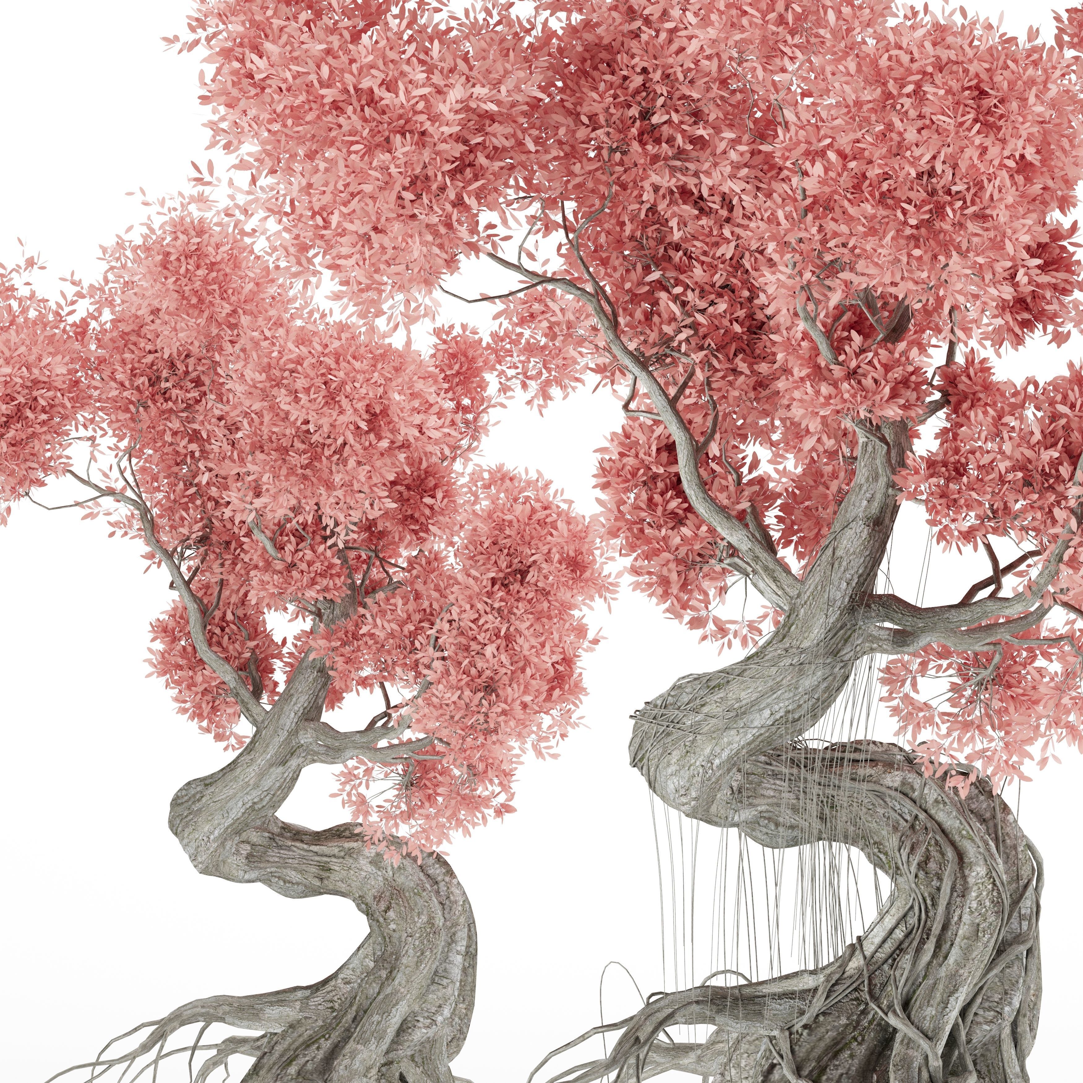 Stylized Tree 3D model_9