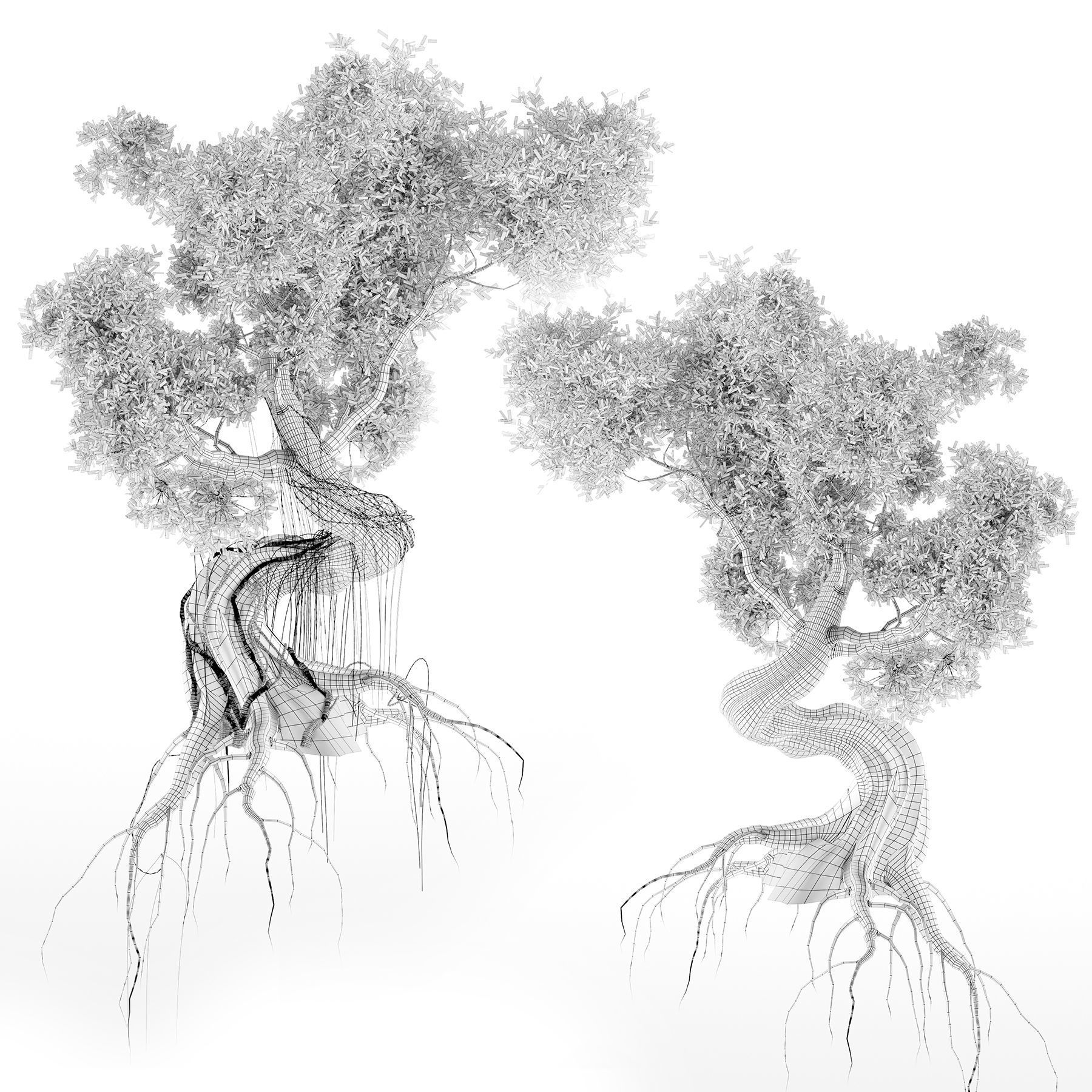 Stylized Tree 3D model_1