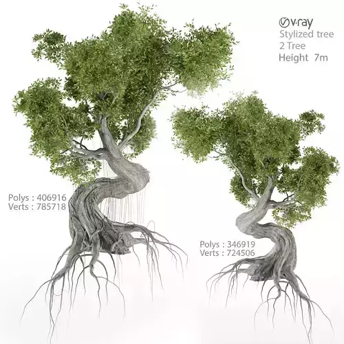 Stylized Tree 3D model