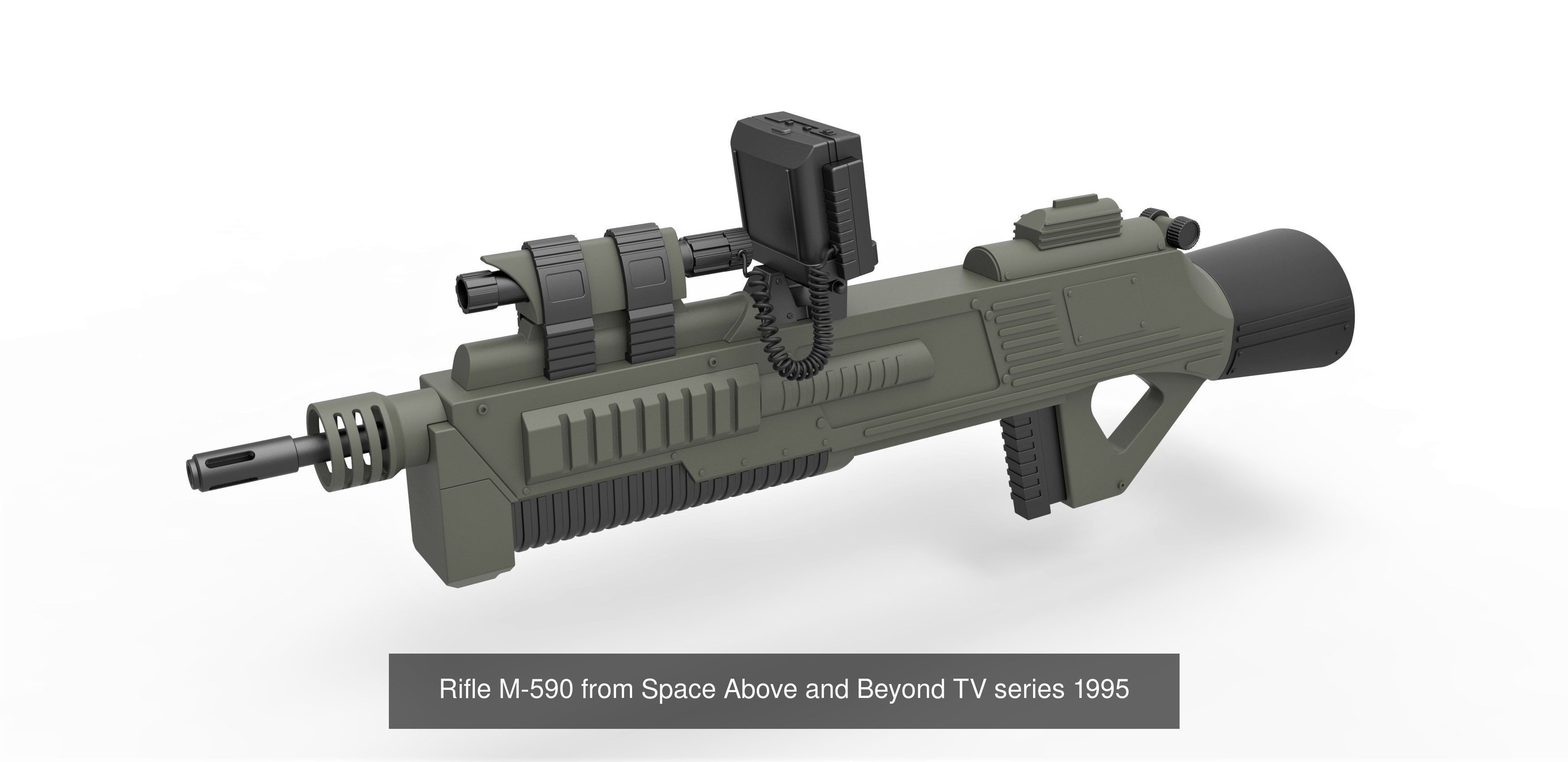Weapons from Space Above and Beyond TV series 1995 3D Model Collection_2