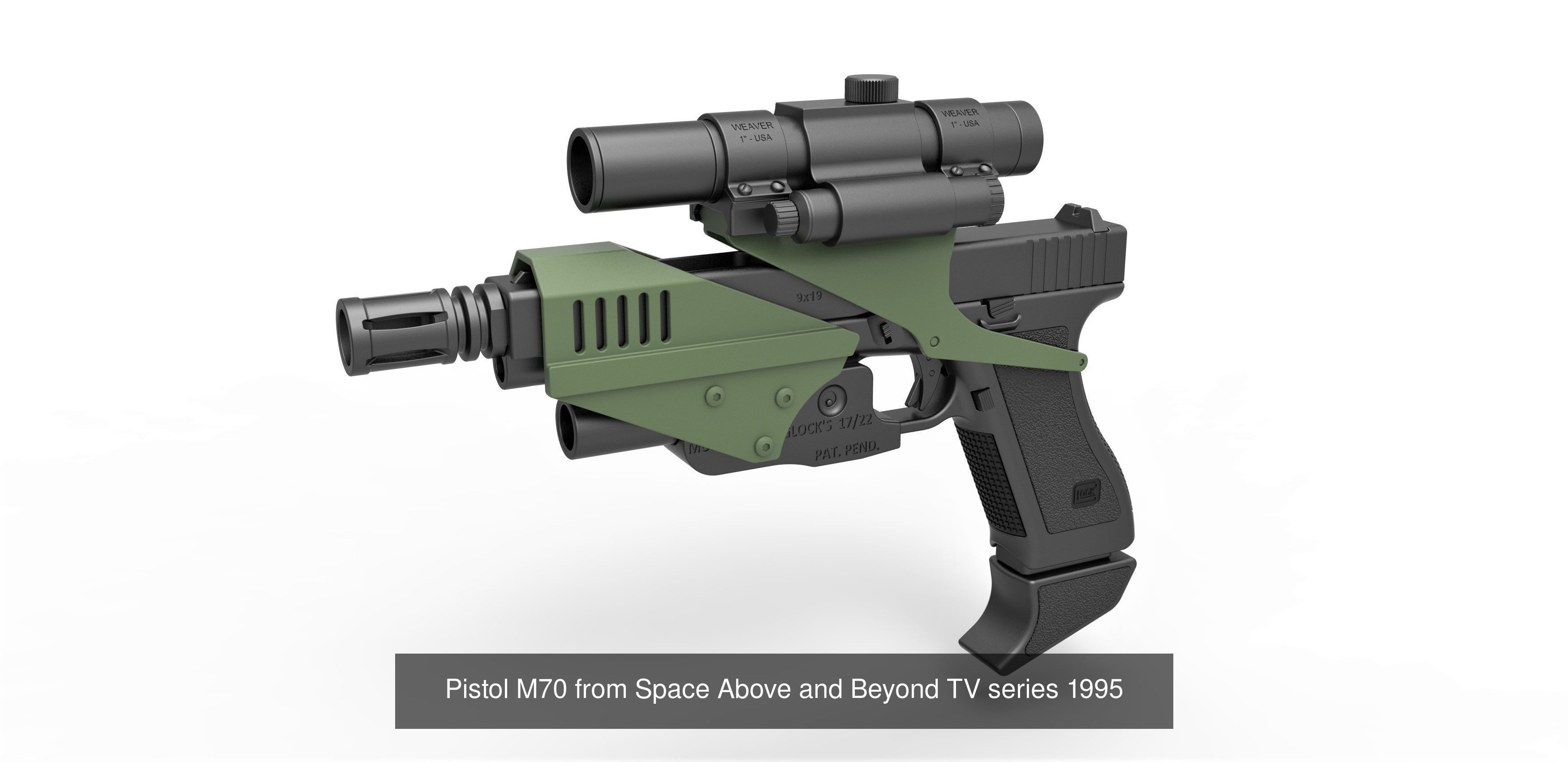 Weapons from Space Above and Beyond TV series 1995 3D Model Collection_5