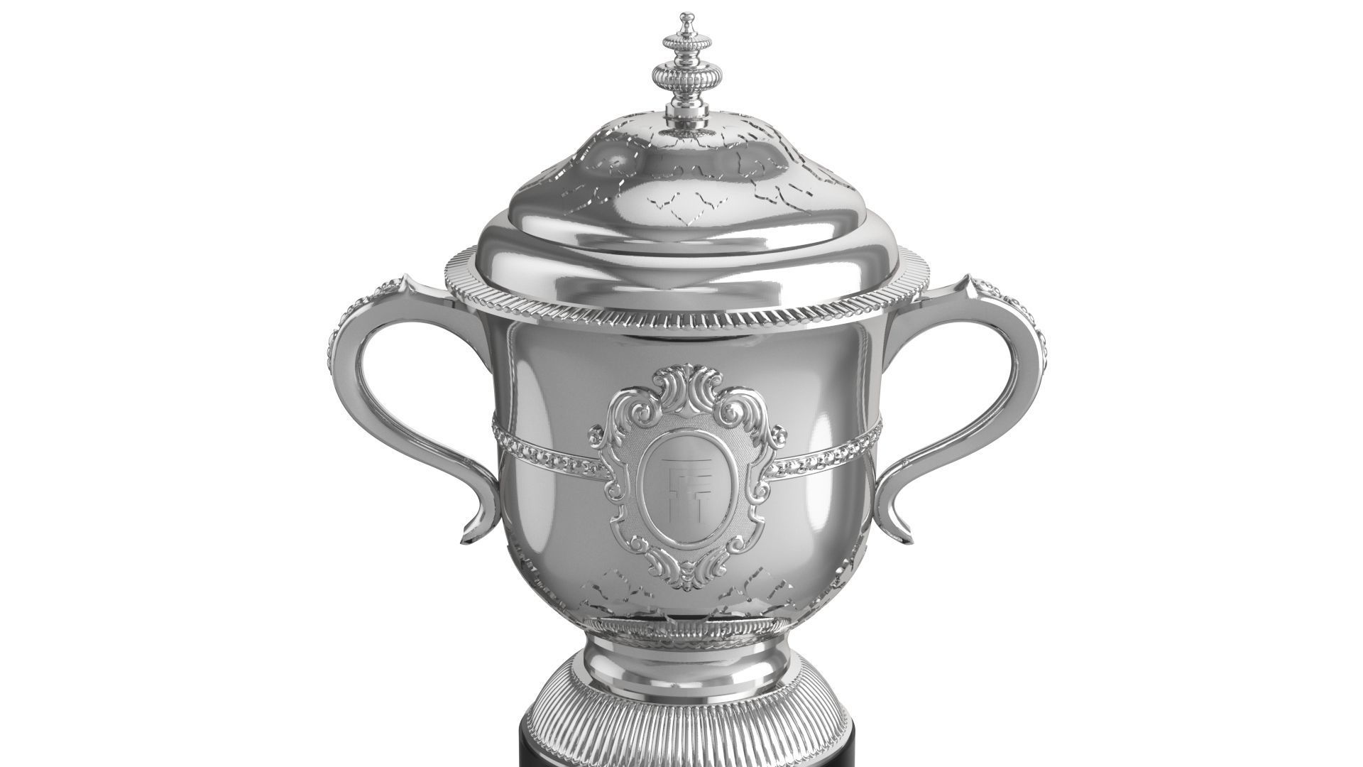 Roland Garros Trophy Suzanne Lenglen Cup 3D model_4