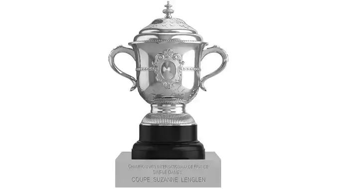 Roland Garros Trophy Suzanne Lenglen Cup 3D model