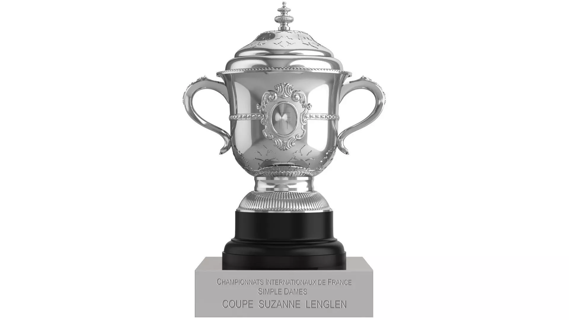 Roland Garros Trophy Suzanne Lenglen Cup 3D model_0