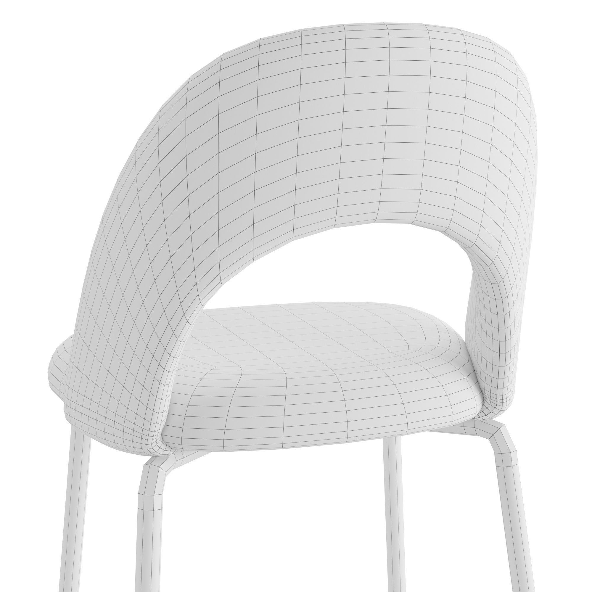 Mahalia bar stool 3D model_4