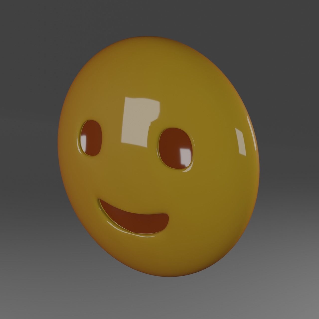 Happy EMOJI 3D model_1