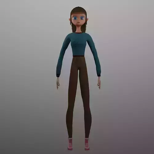 Tall animation Girl