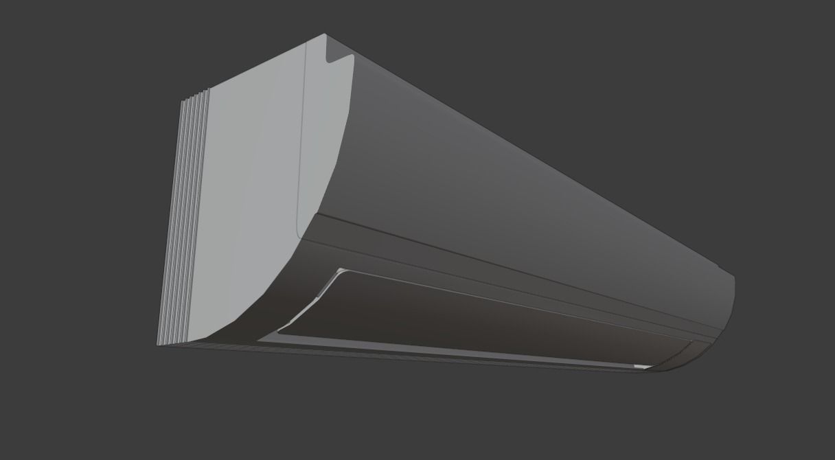 air conditioner 3D print model_26