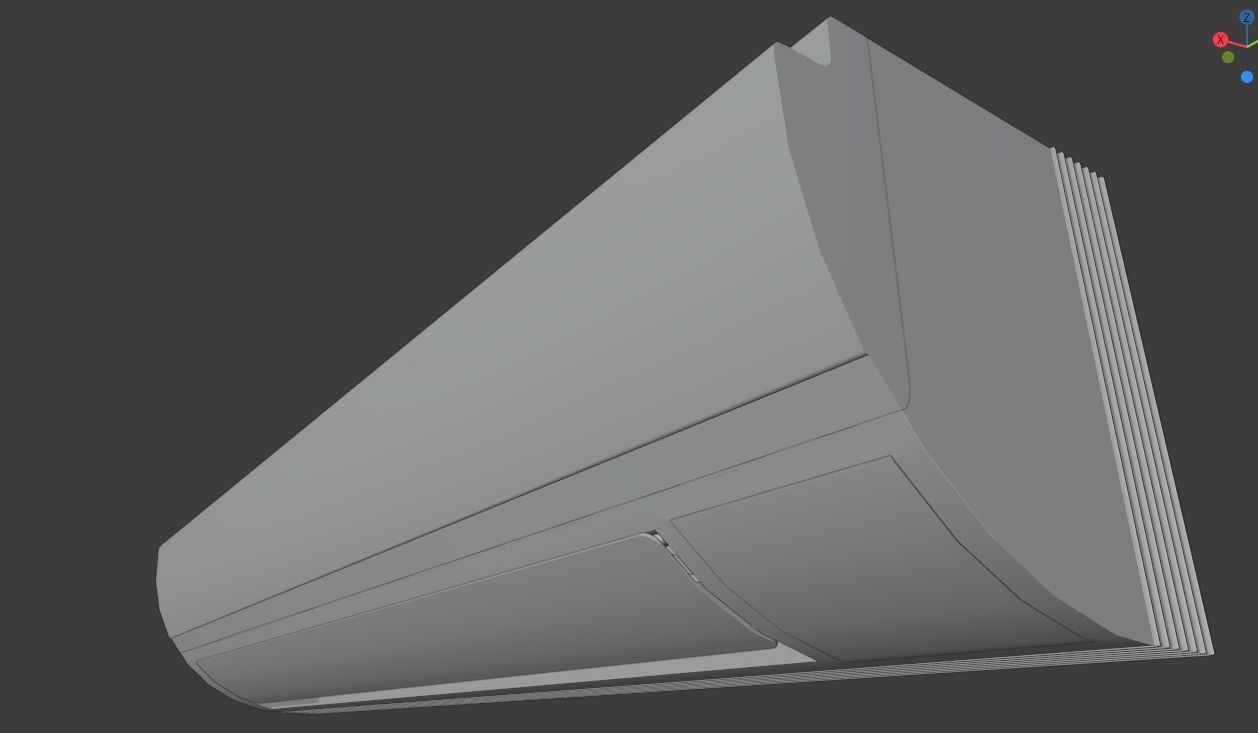 air conditioner 3D print model_7