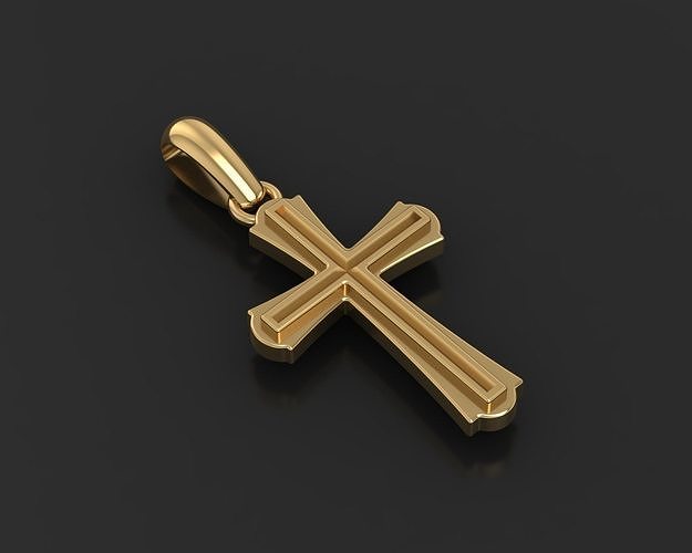 Cross minimalism 3D print model