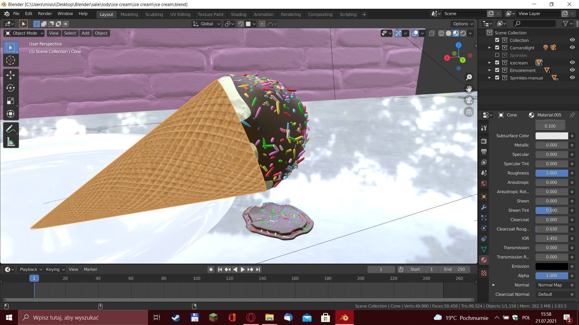 Ice cream 3D model_10