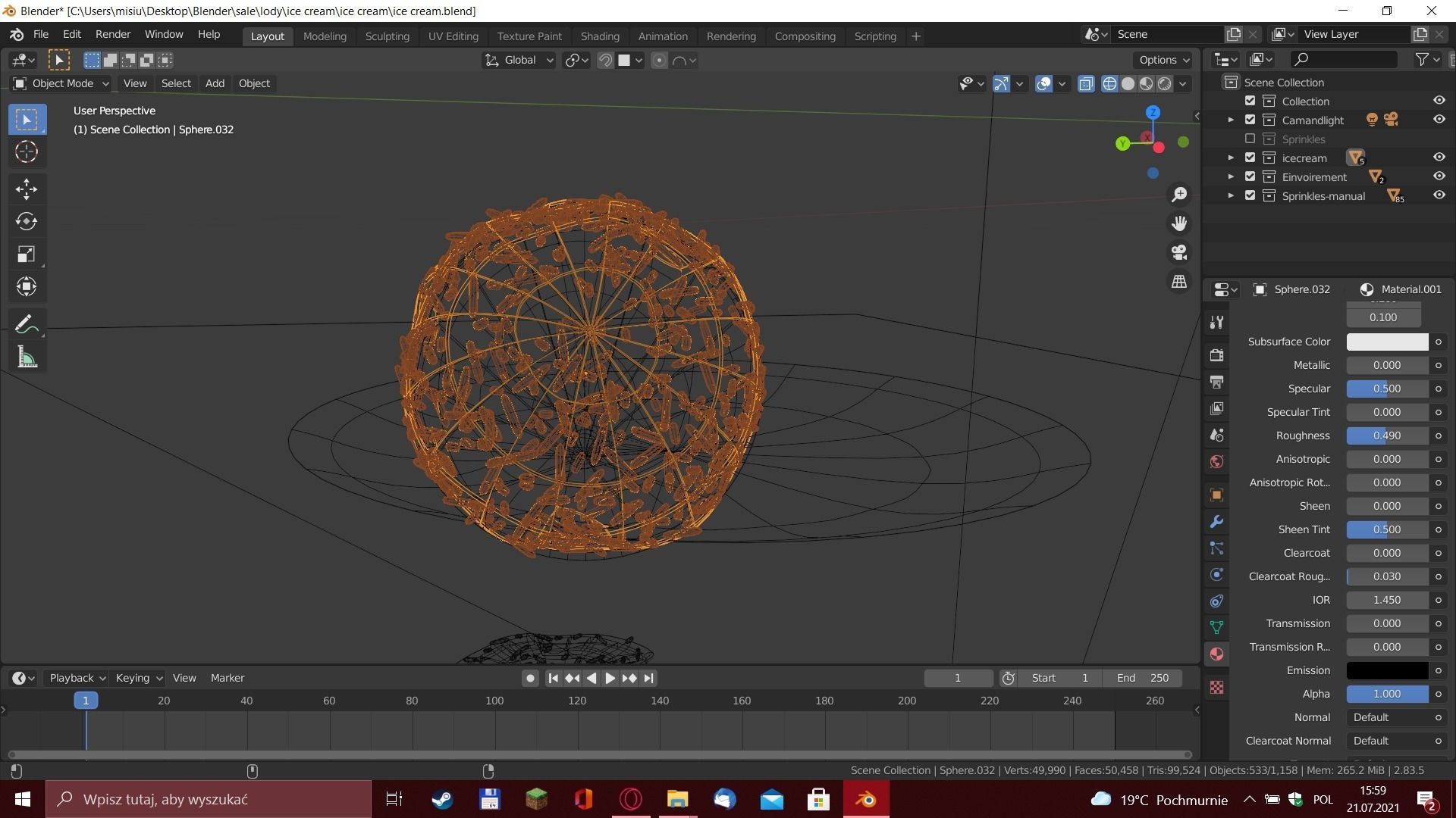 Ice cream 3D model_21