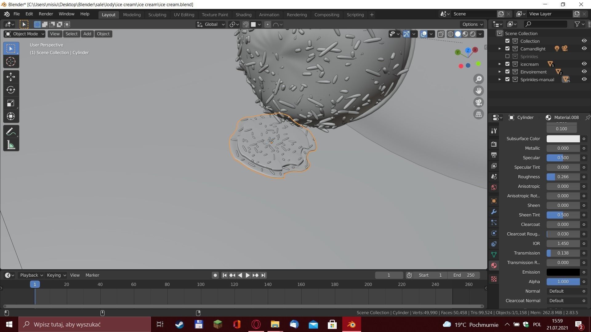 Ice cream 3D model_14