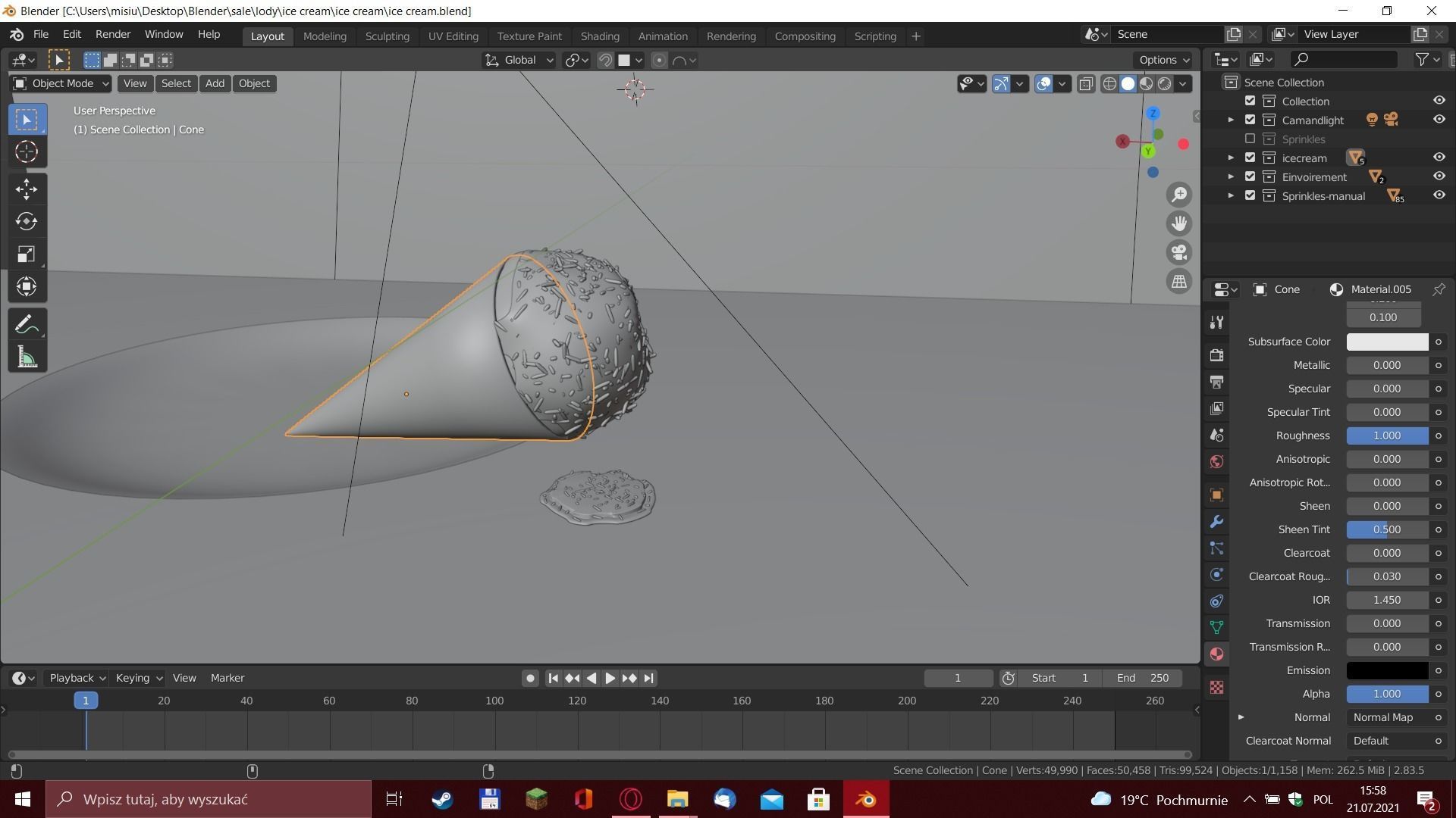 Ice cream 3D model_11