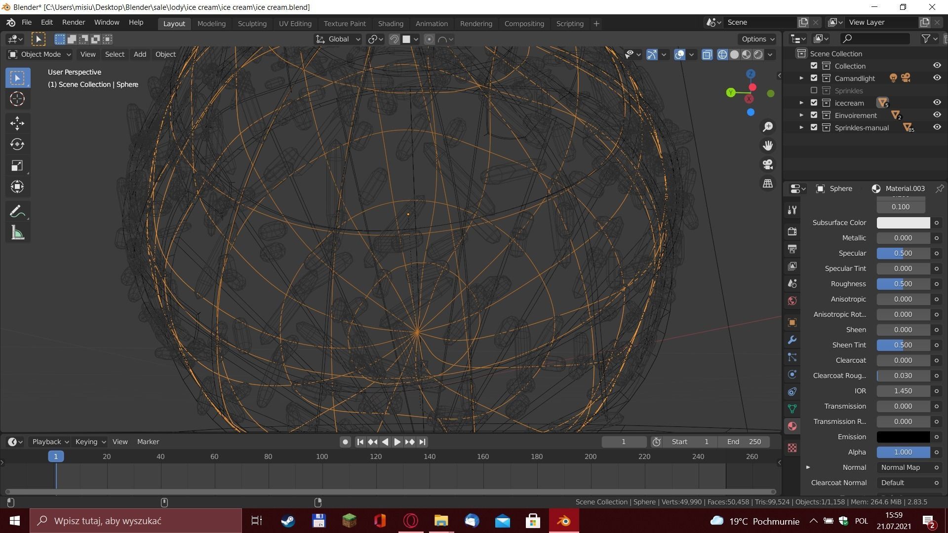 Ice cream 3D model_17