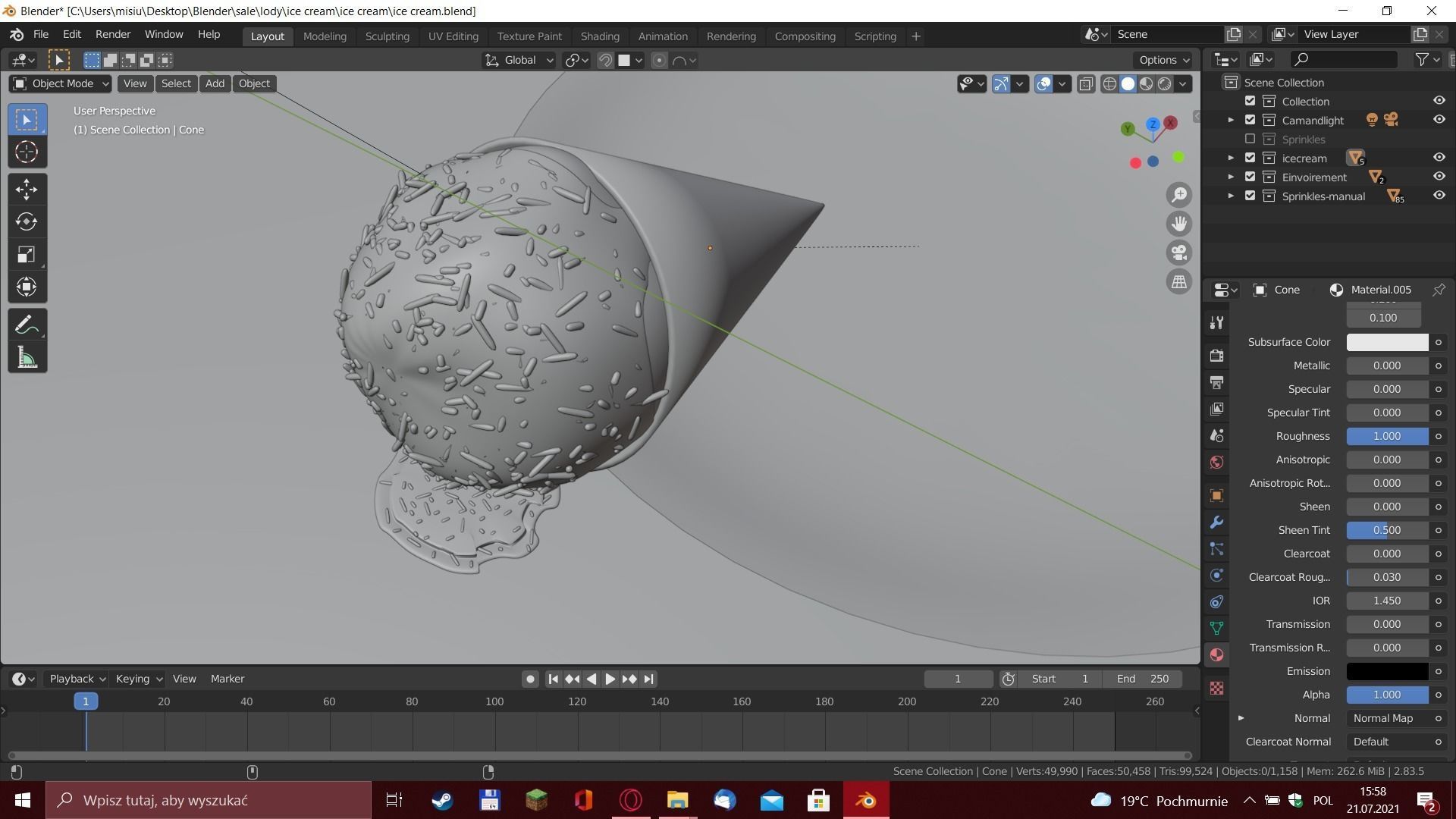 Ice cream 3D model_13