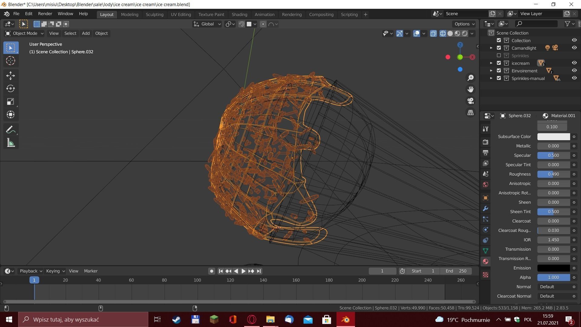 Ice cream 3D model_19