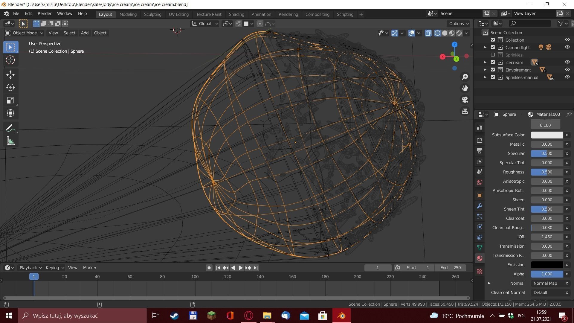 Ice cream 3D model_15