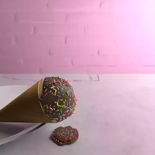 Ice cream 3D model