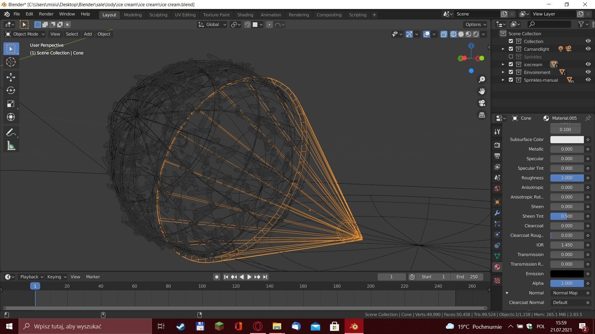 Ice cream 3D model_18