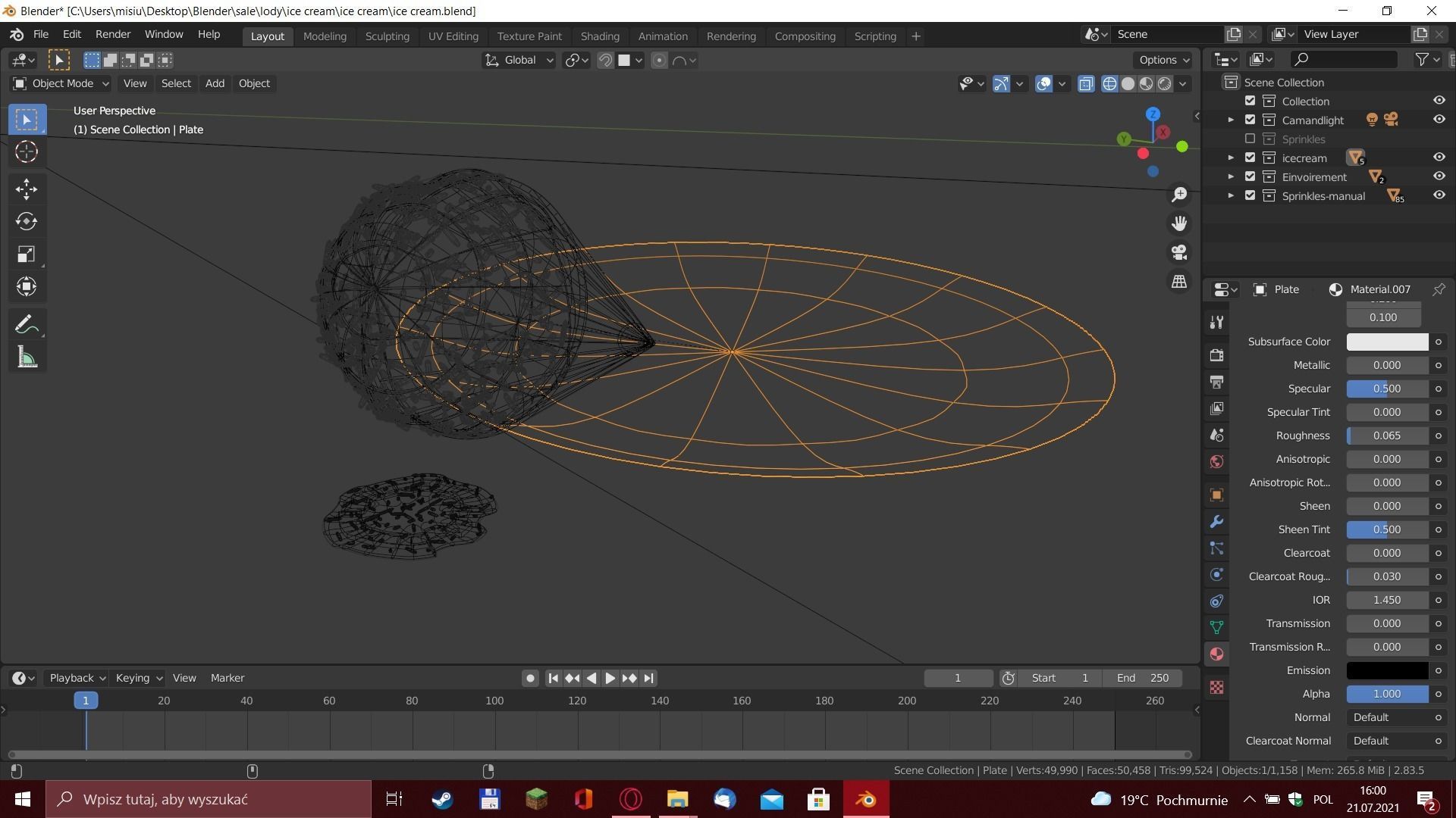 Ice cream 3D model_4