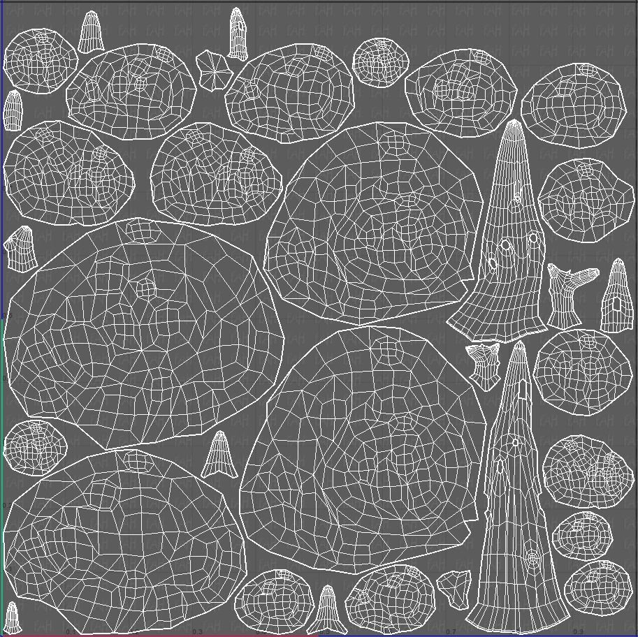 Trees Cartoon V09 Low-poly 3D model_41