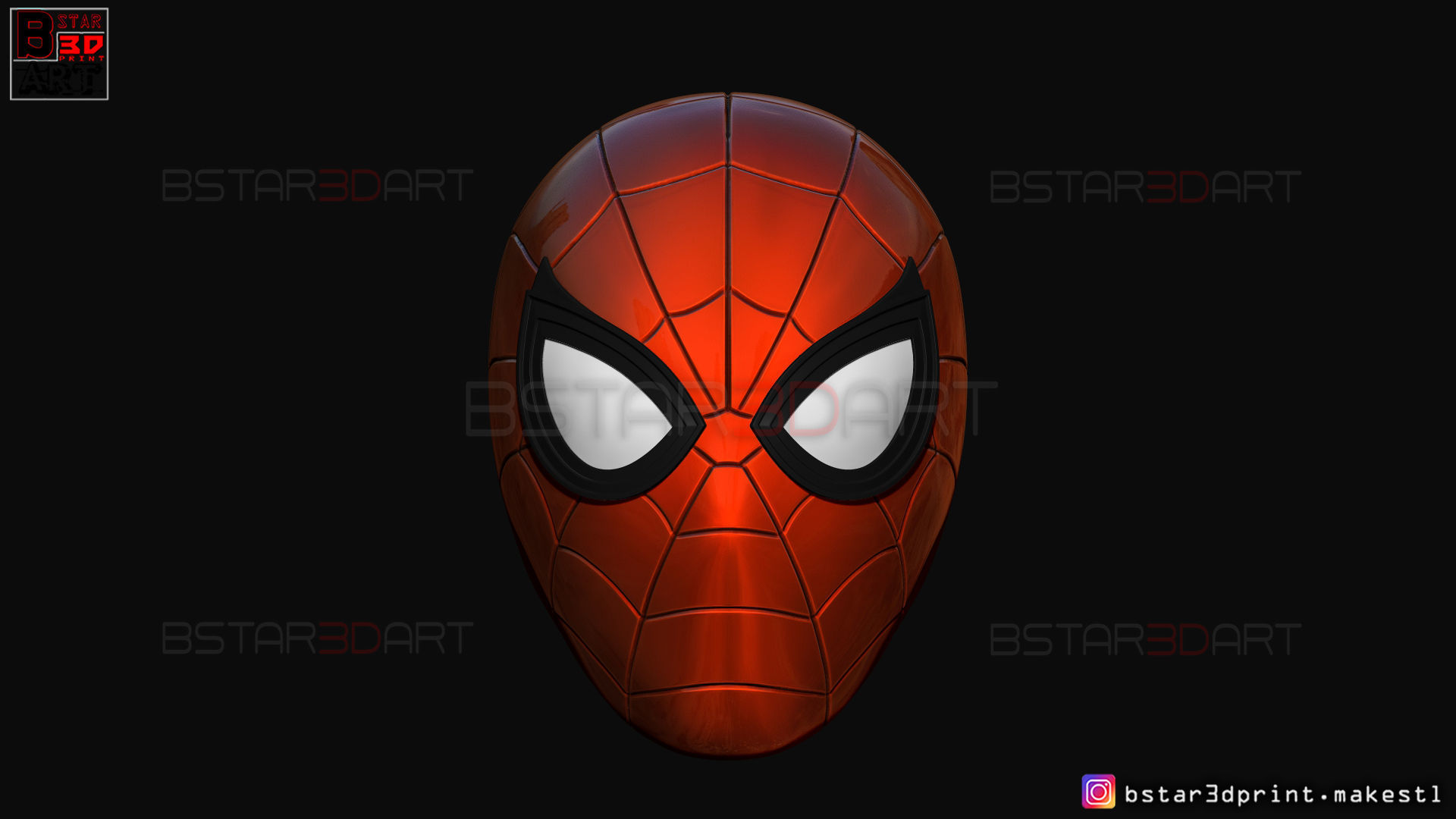 Spider Man mask - Marvel comics Cosplay 3D print model_2