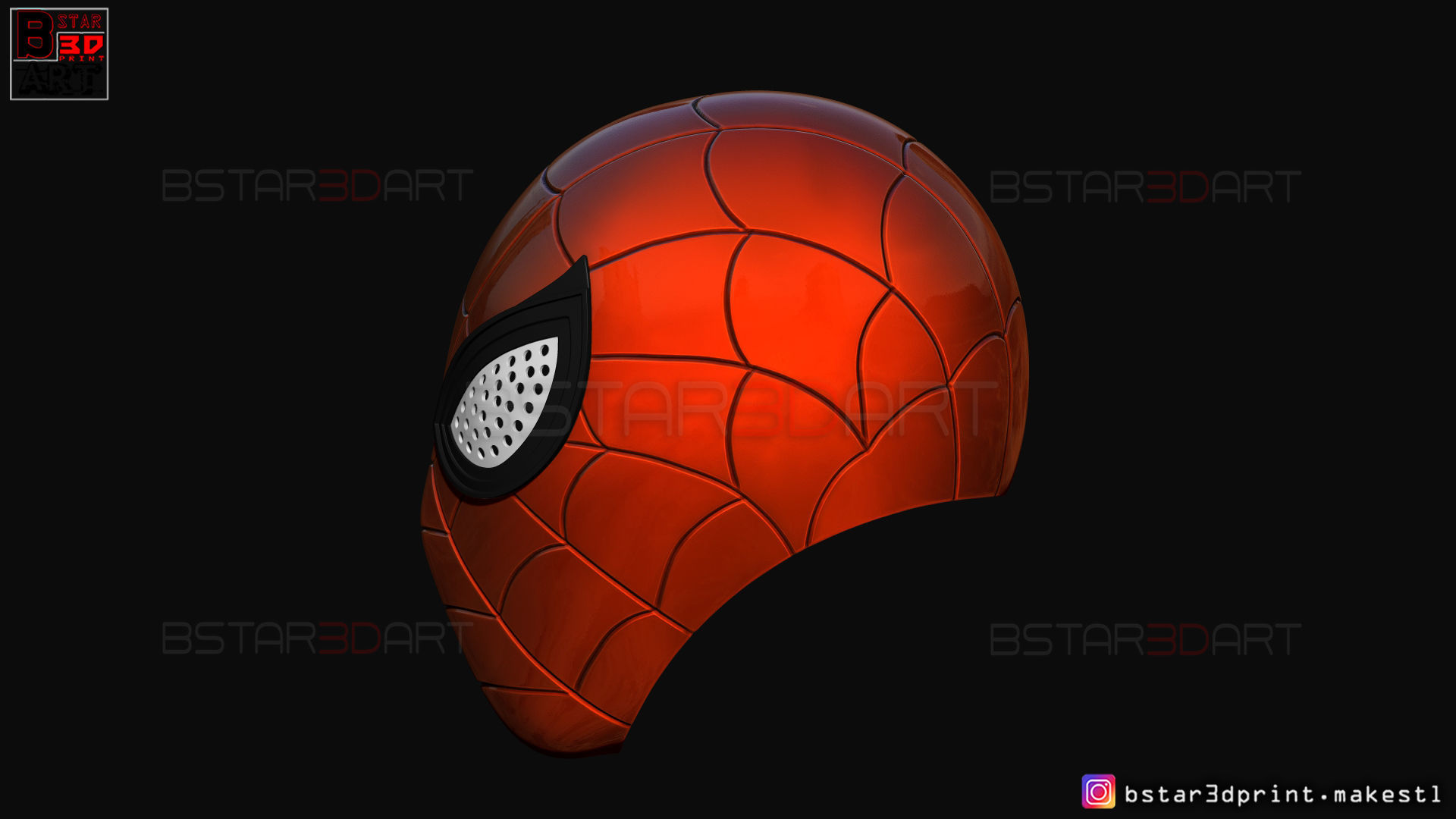 Spider Man mask - Marvel comics Cosplay 3D print model_5