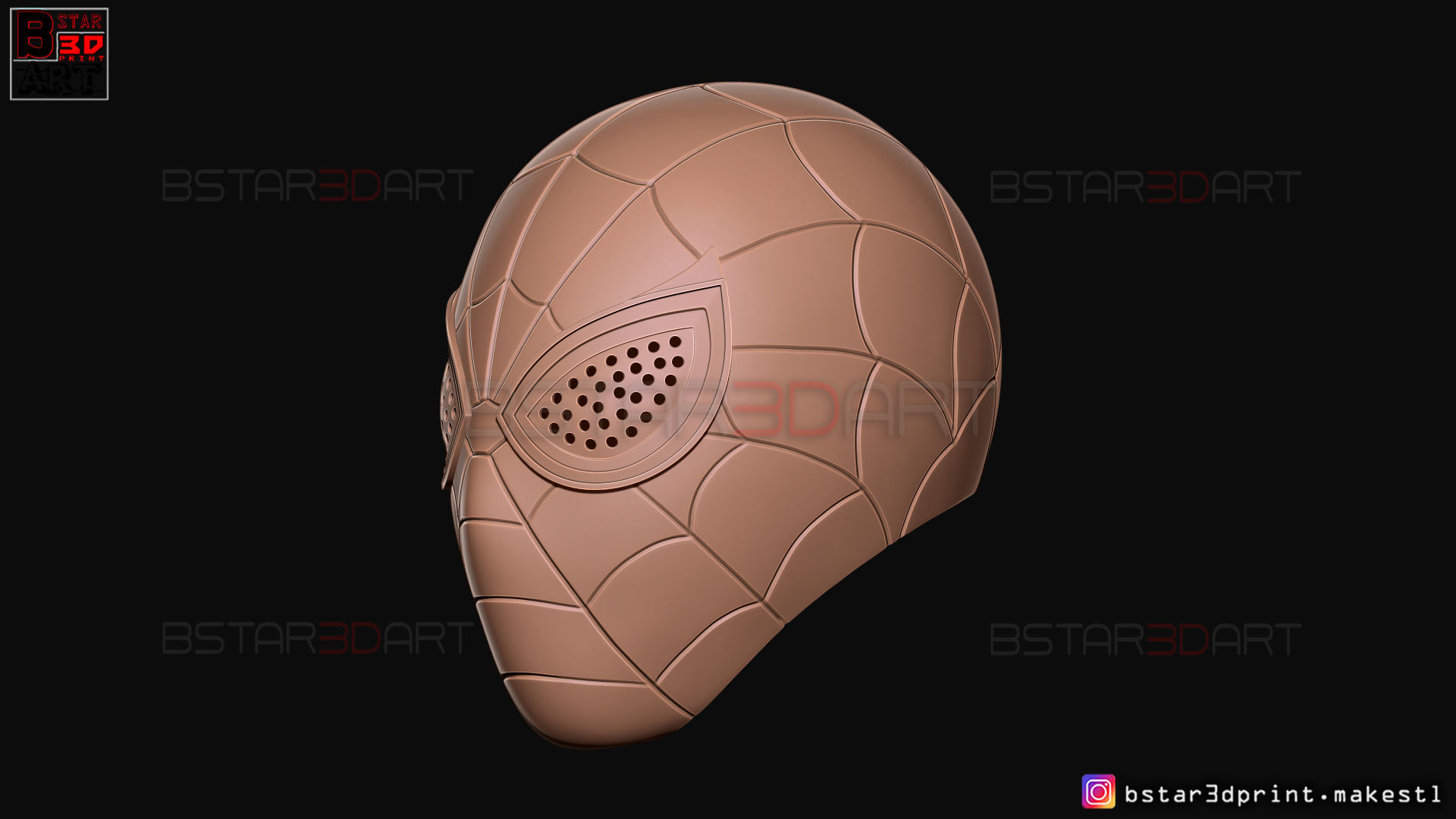 Spider Man mask - Marvel comics Cosplay 3D print model_12