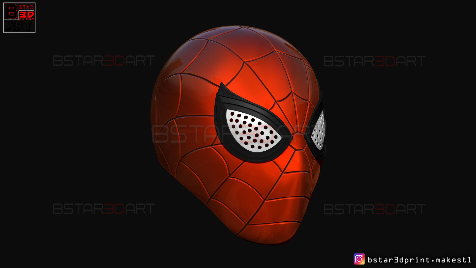 Spider Man mask - Marvel comics Cosplay 3D print model_10
