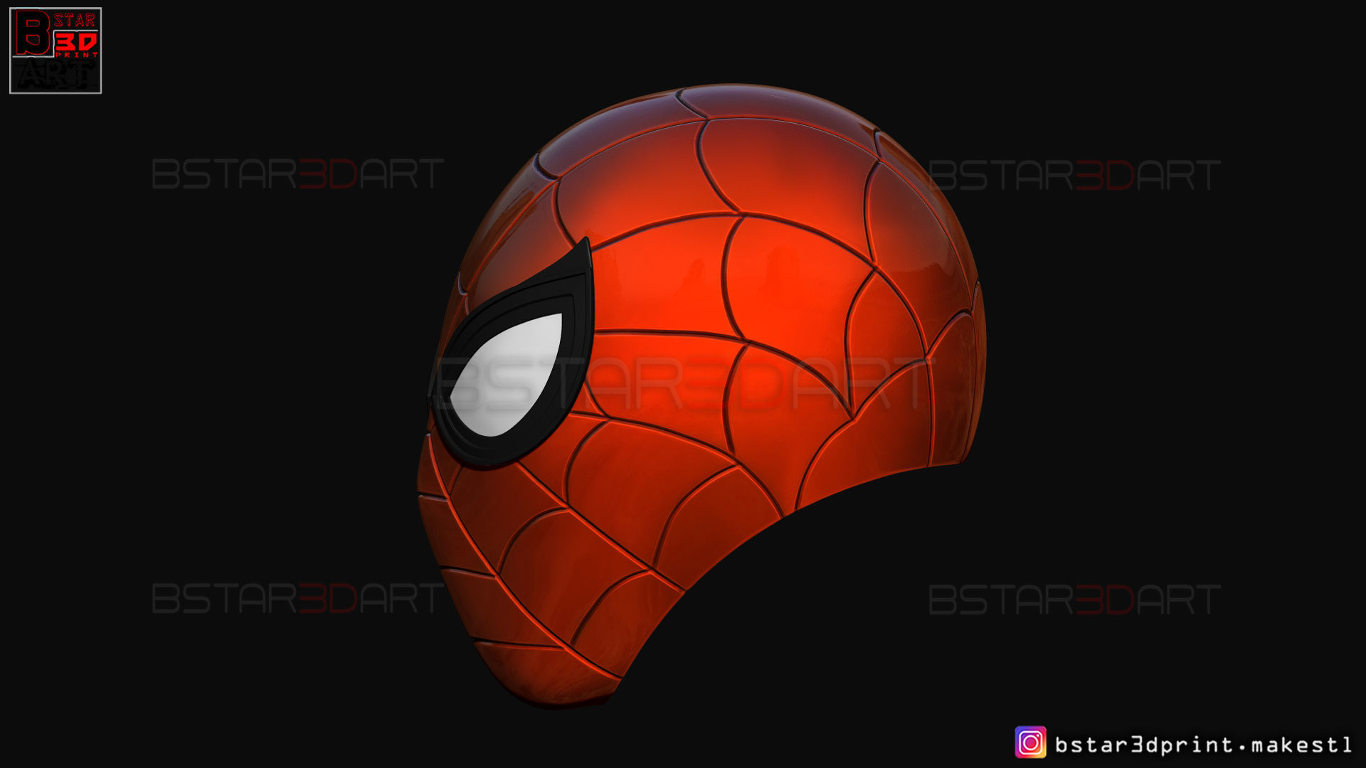 Spider Man mask - Marvel comics Cosplay 3D print model_6