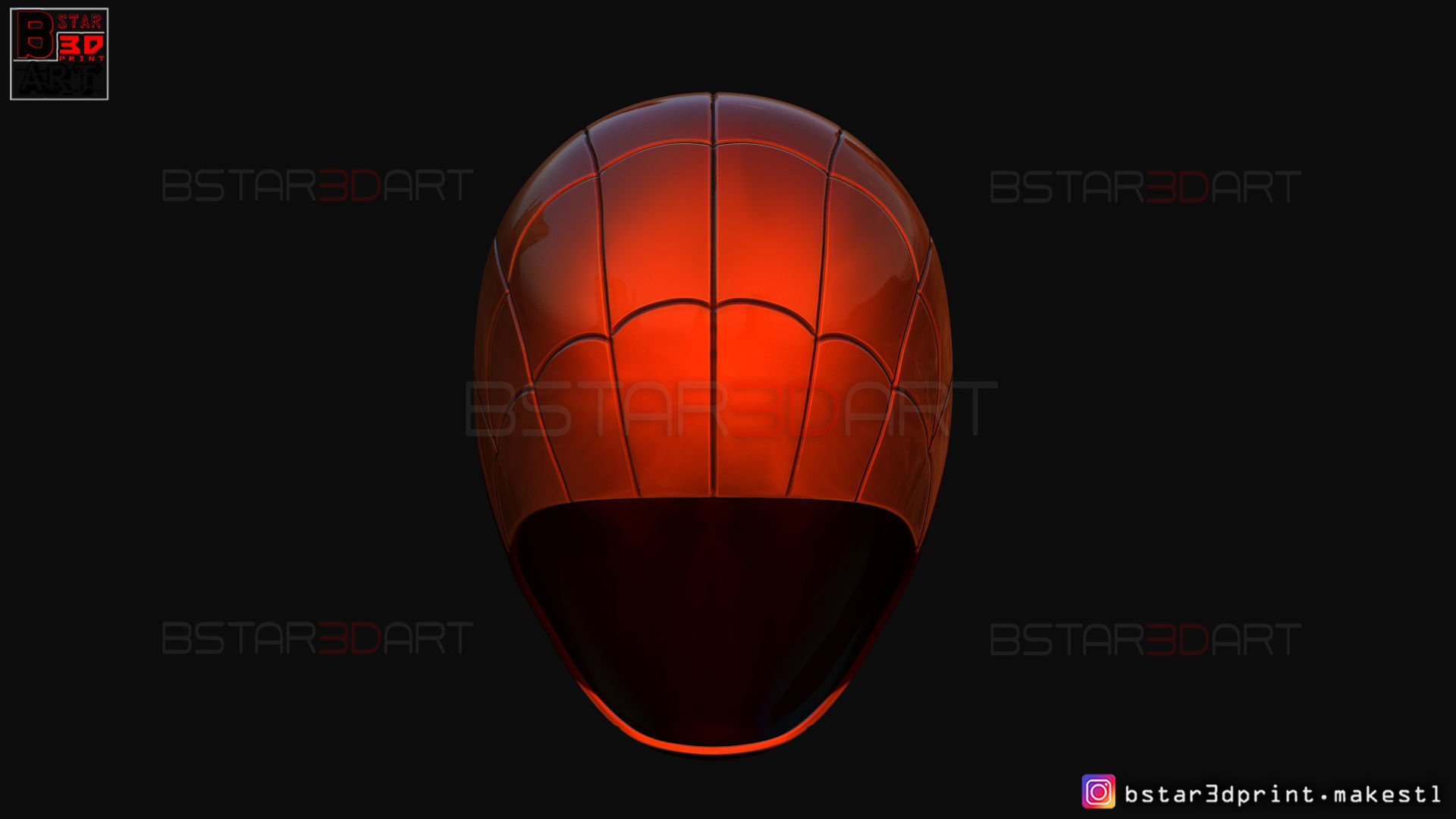 Spider Man mask - Marvel comics Cosplay 3D print model_8