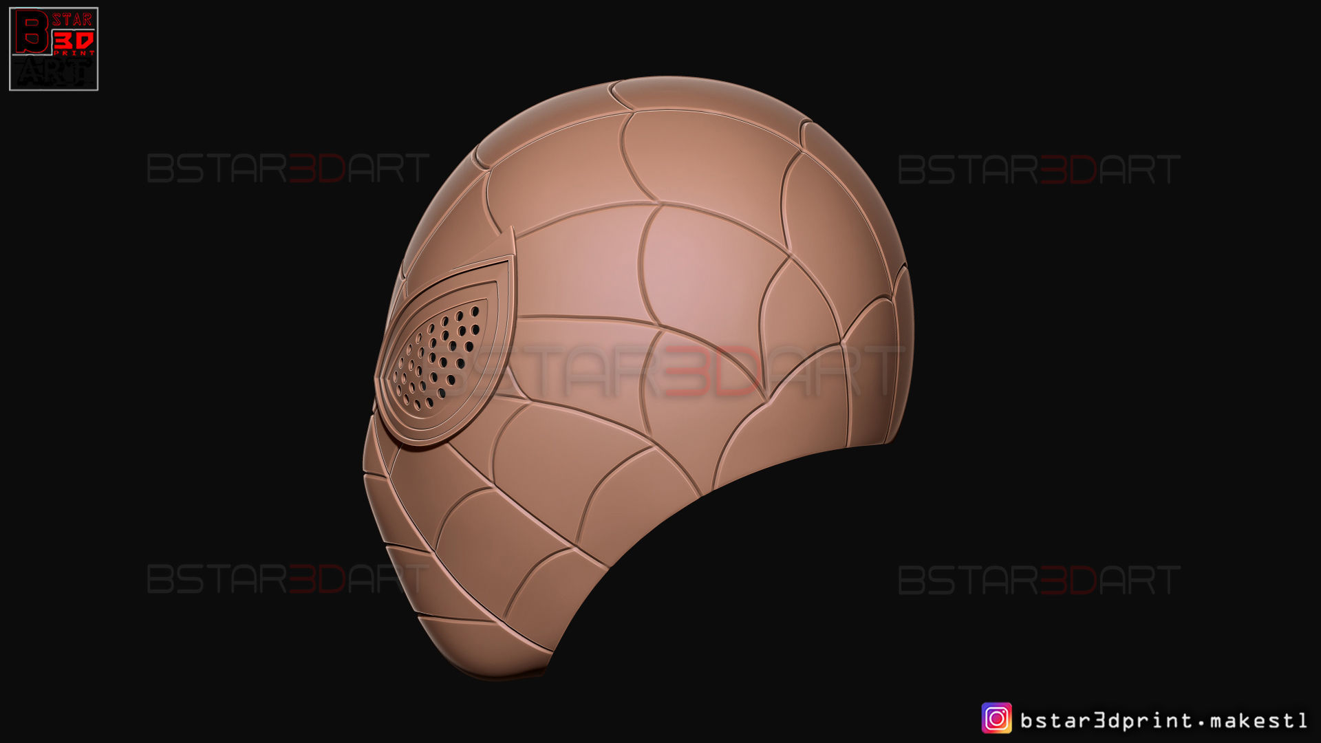 Spider Man mask - Marvel comics Cosplay 3D print model_13