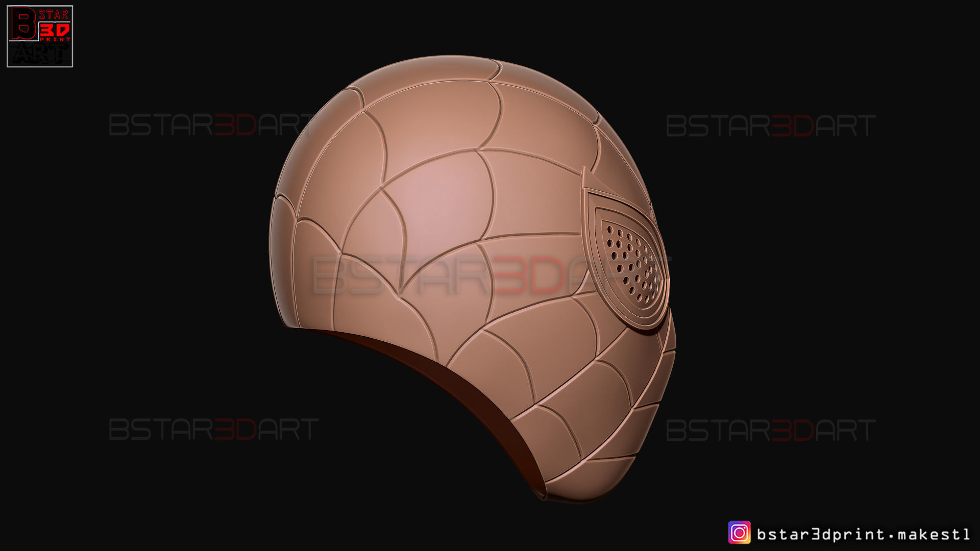 Spider Man mask - Marvel comics Cosplay 3D print model_16