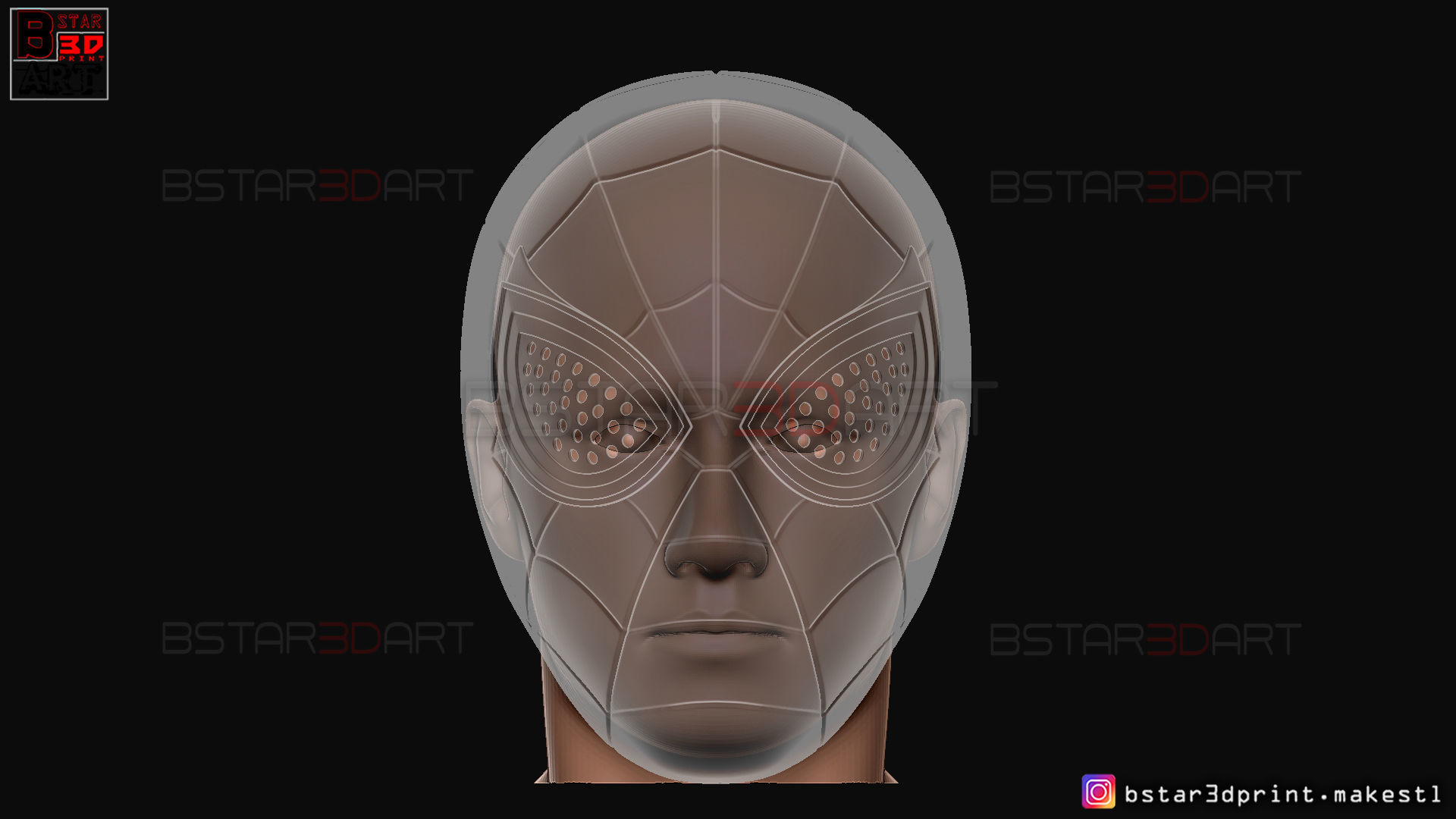 Spider Man mask - Marvel comics Cosplay 3D print model_21