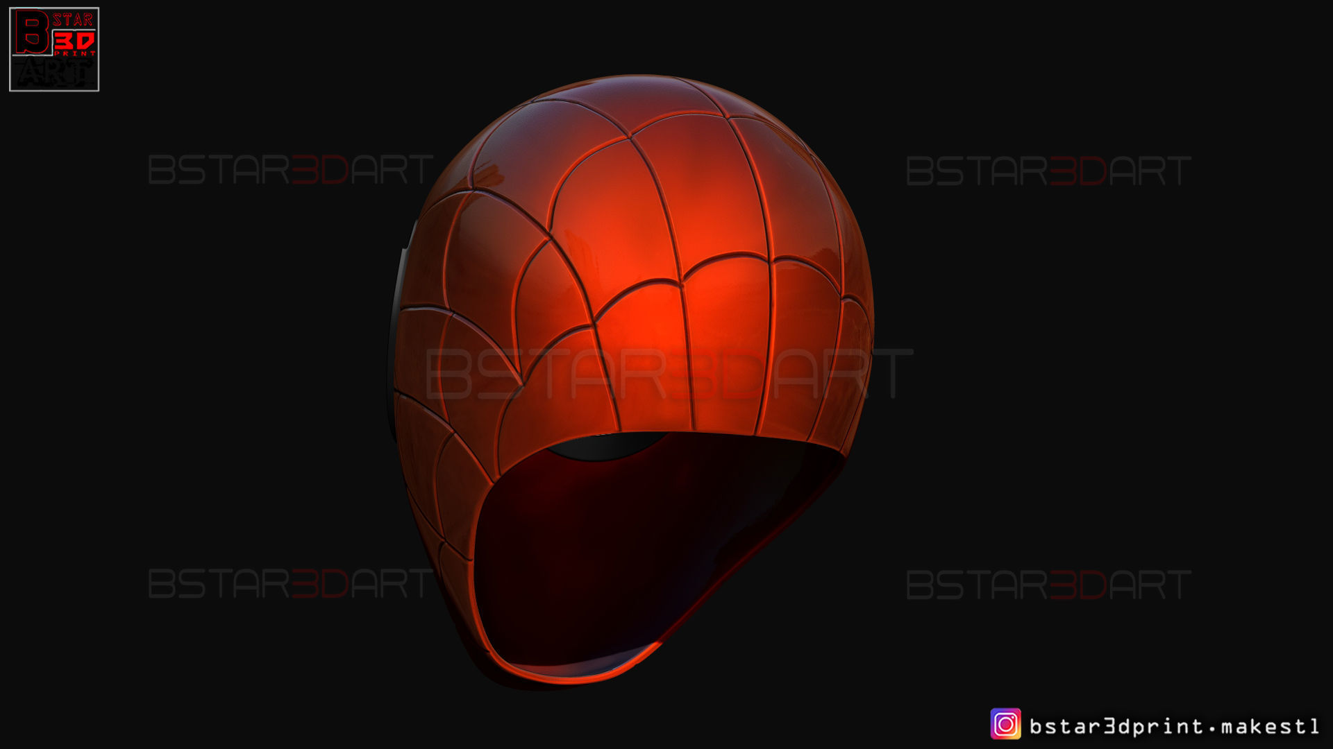 Spider Man mask - Marvel comics Cosplay 3D print model_7