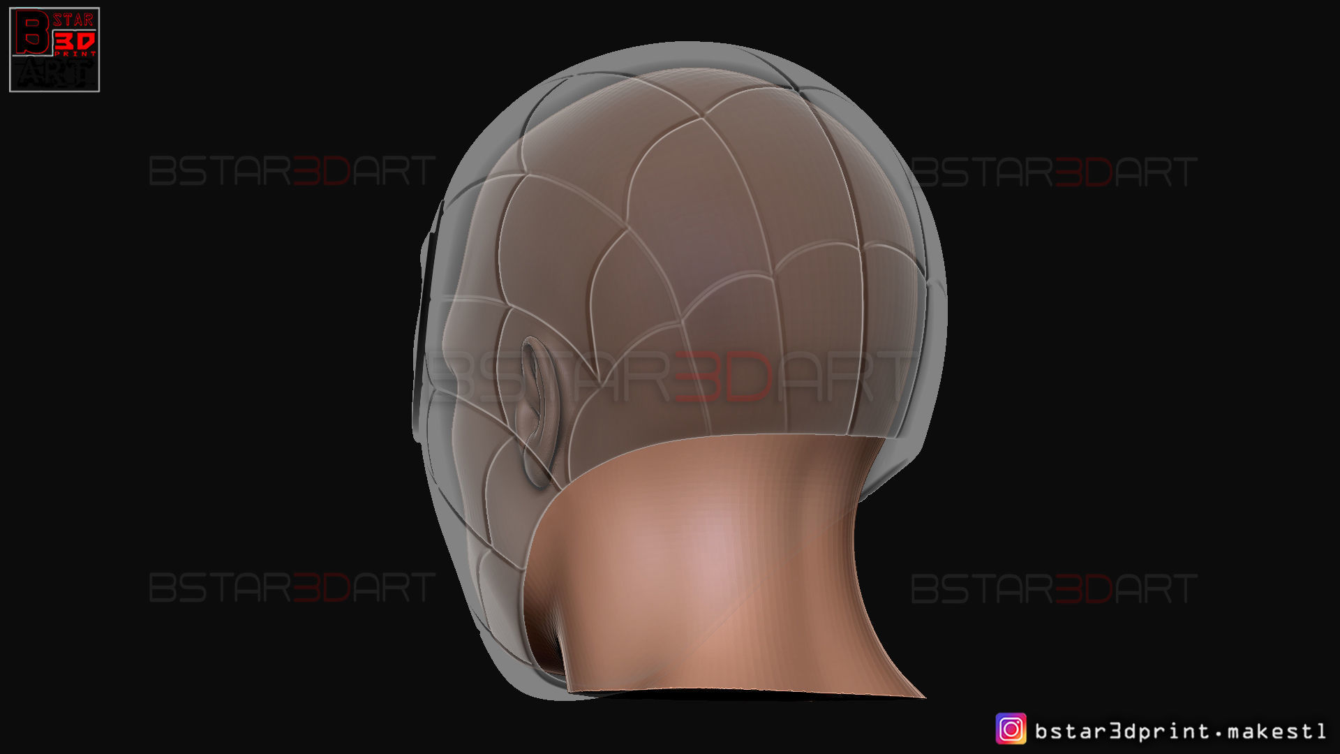 Spider Man mask - Marvel comics Cosplay 3D print model_24
