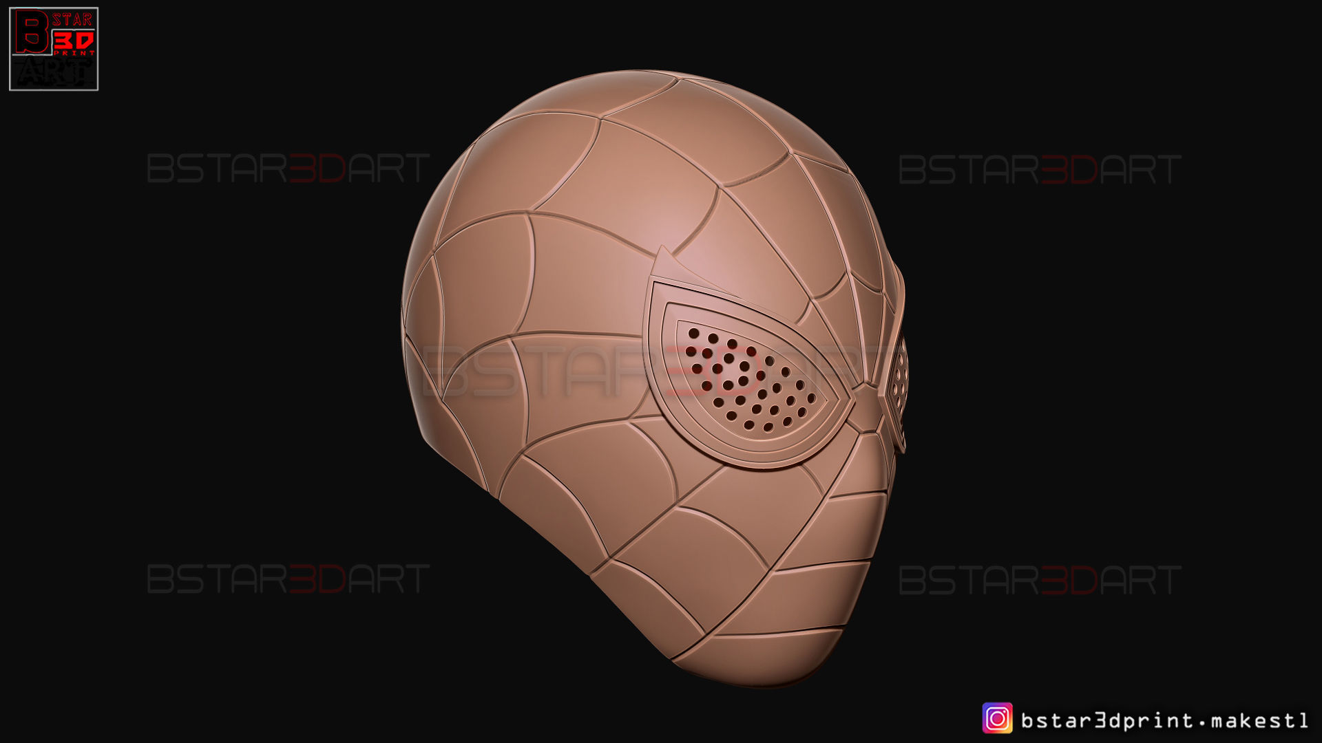 Spider Man mask - Marvel comics Cosplay 3D print model_17
