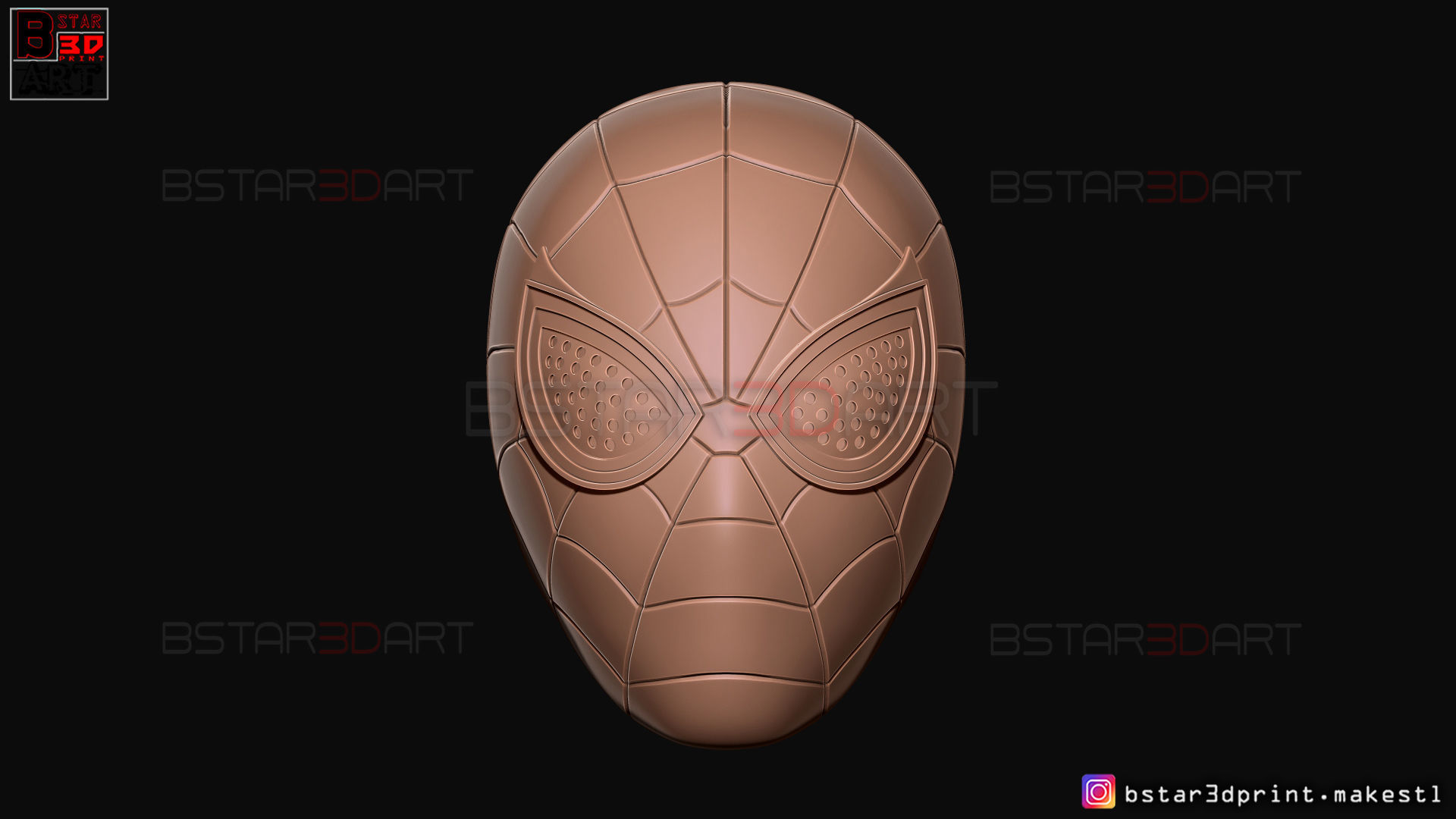 Spider Man mask - Marvel comics Cosplay 3D print model_11