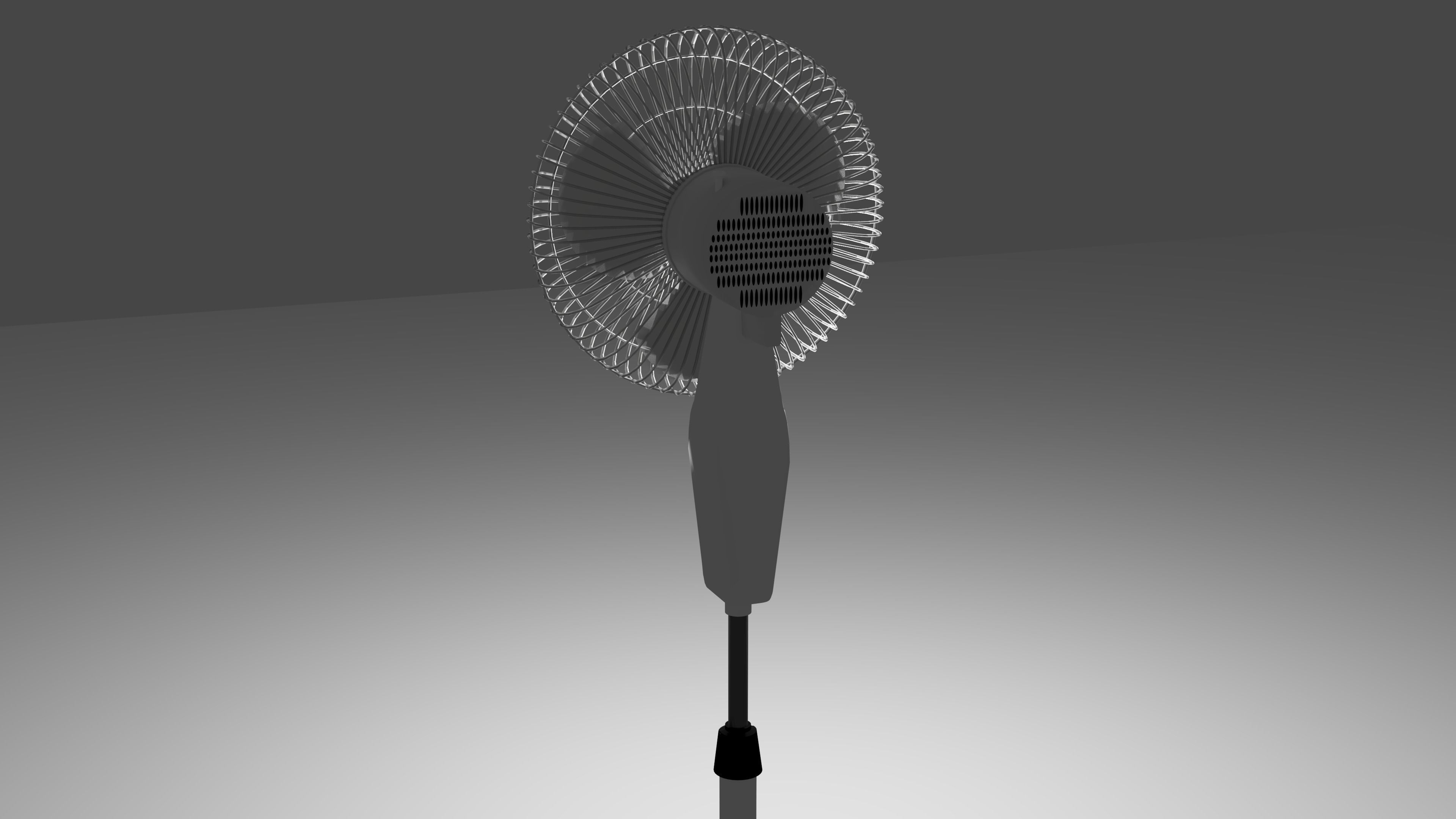 Tall Fan Free 3D model_5