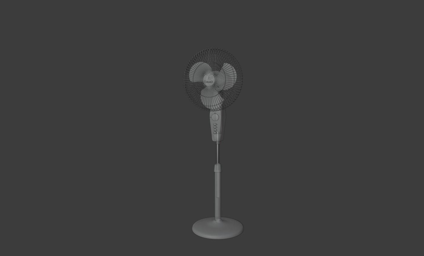 Tall Fan Free 3D model_3