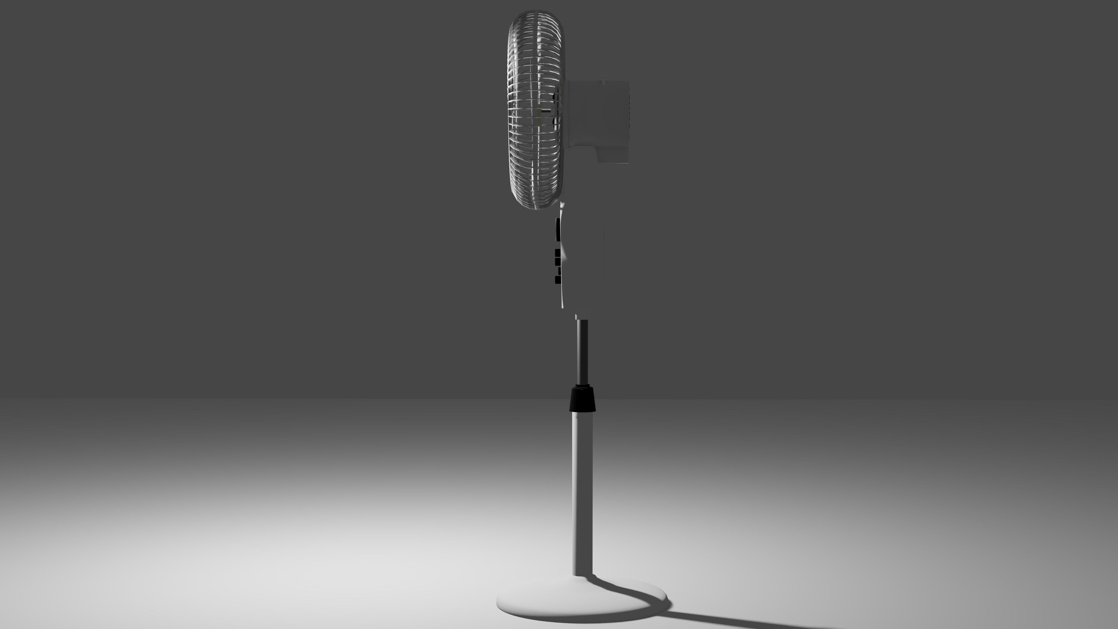 Tall Fan Free 3D model_4