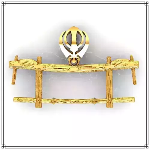 Sikh Canada texture Pendant 3D print model