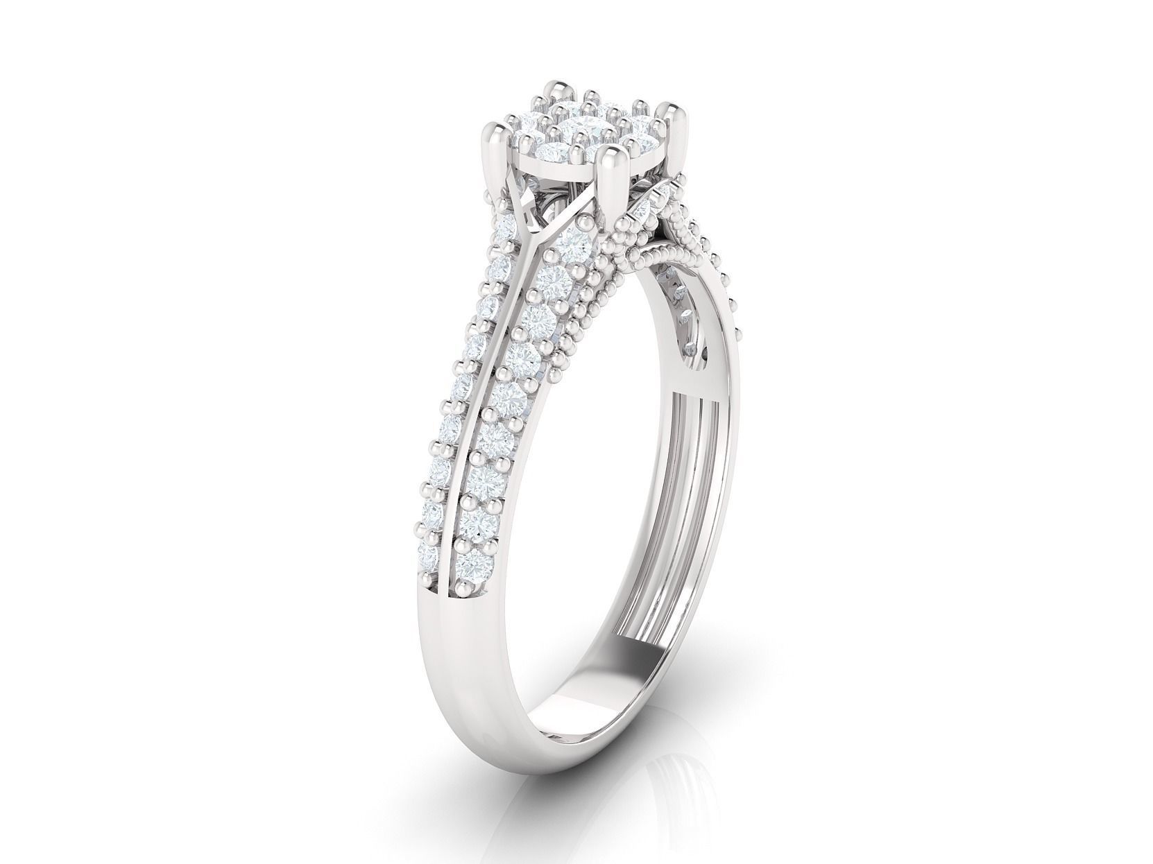 Diamond Ring 3D model_4