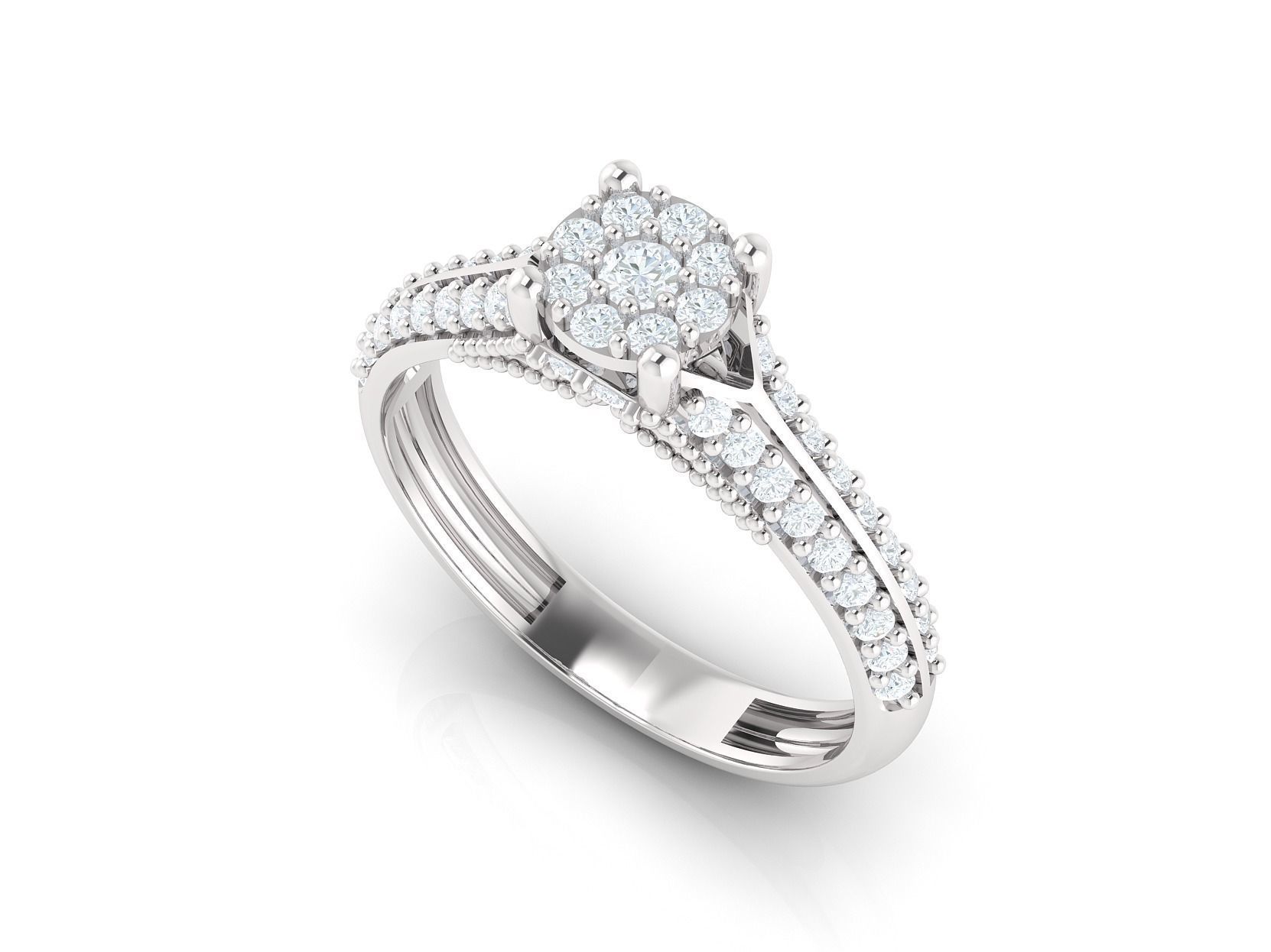 Diamond Ring 3D model_2