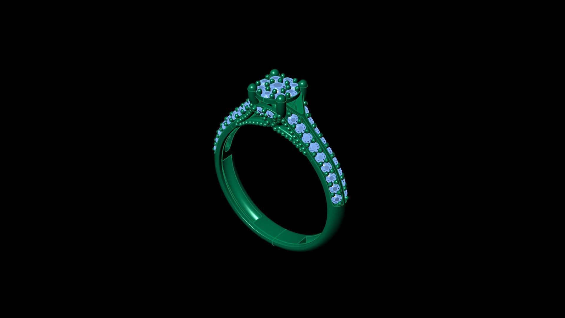 Diamond Ring 3D model_7